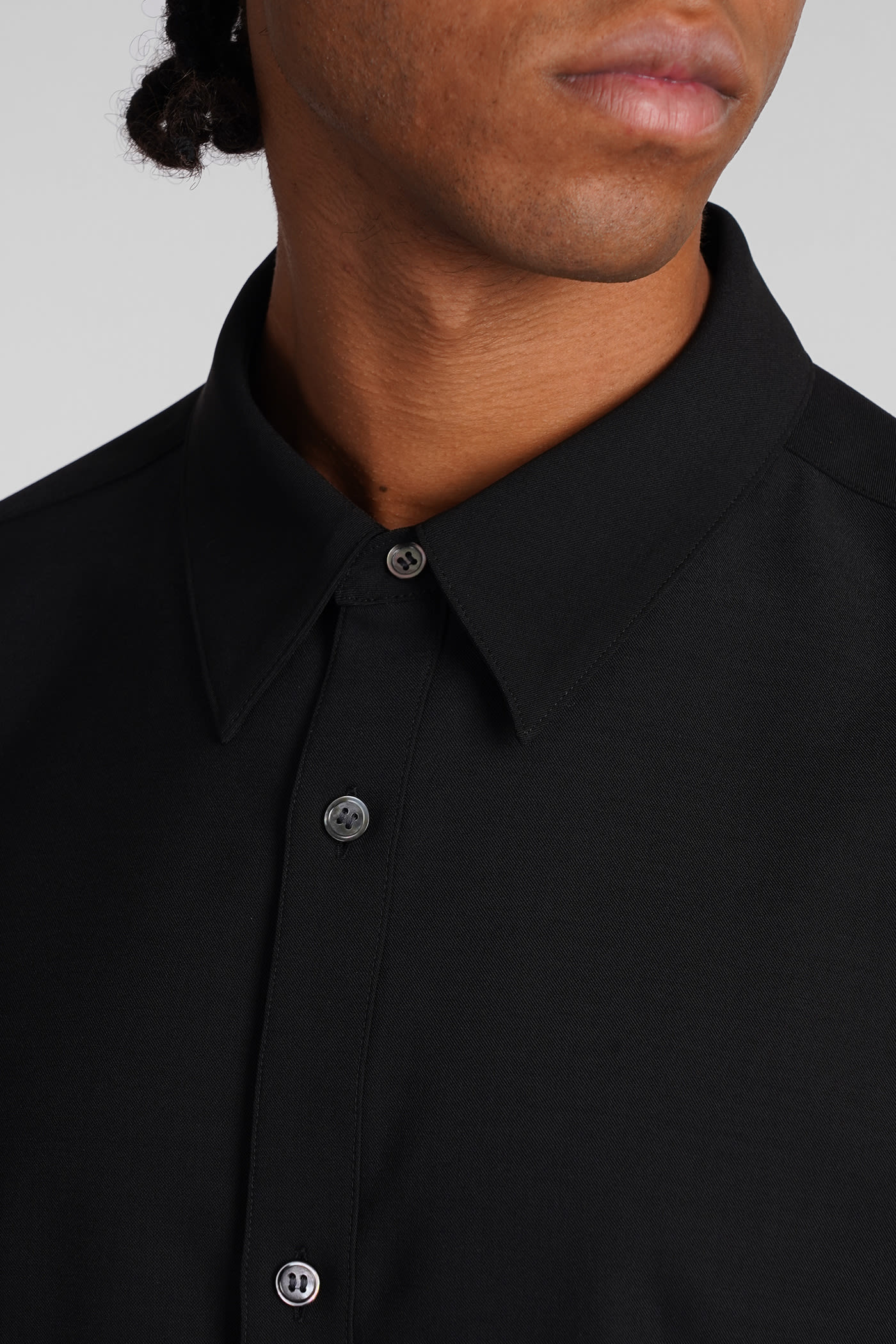 Shop Attachment Shirt In Black Polyester