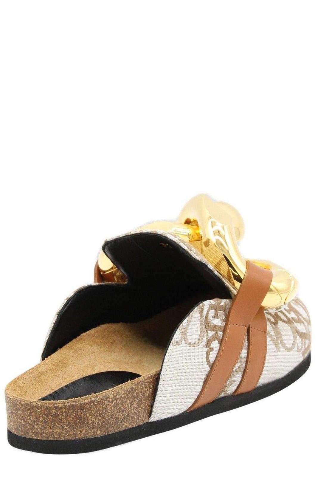 Jw Anderson J.w.anderson Flat Shoes In Beige/gold