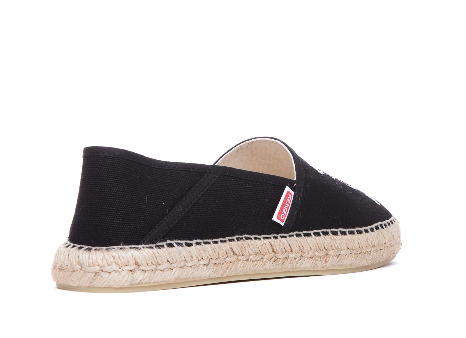 Shop Kenzo Tiger Espadrilles In Black