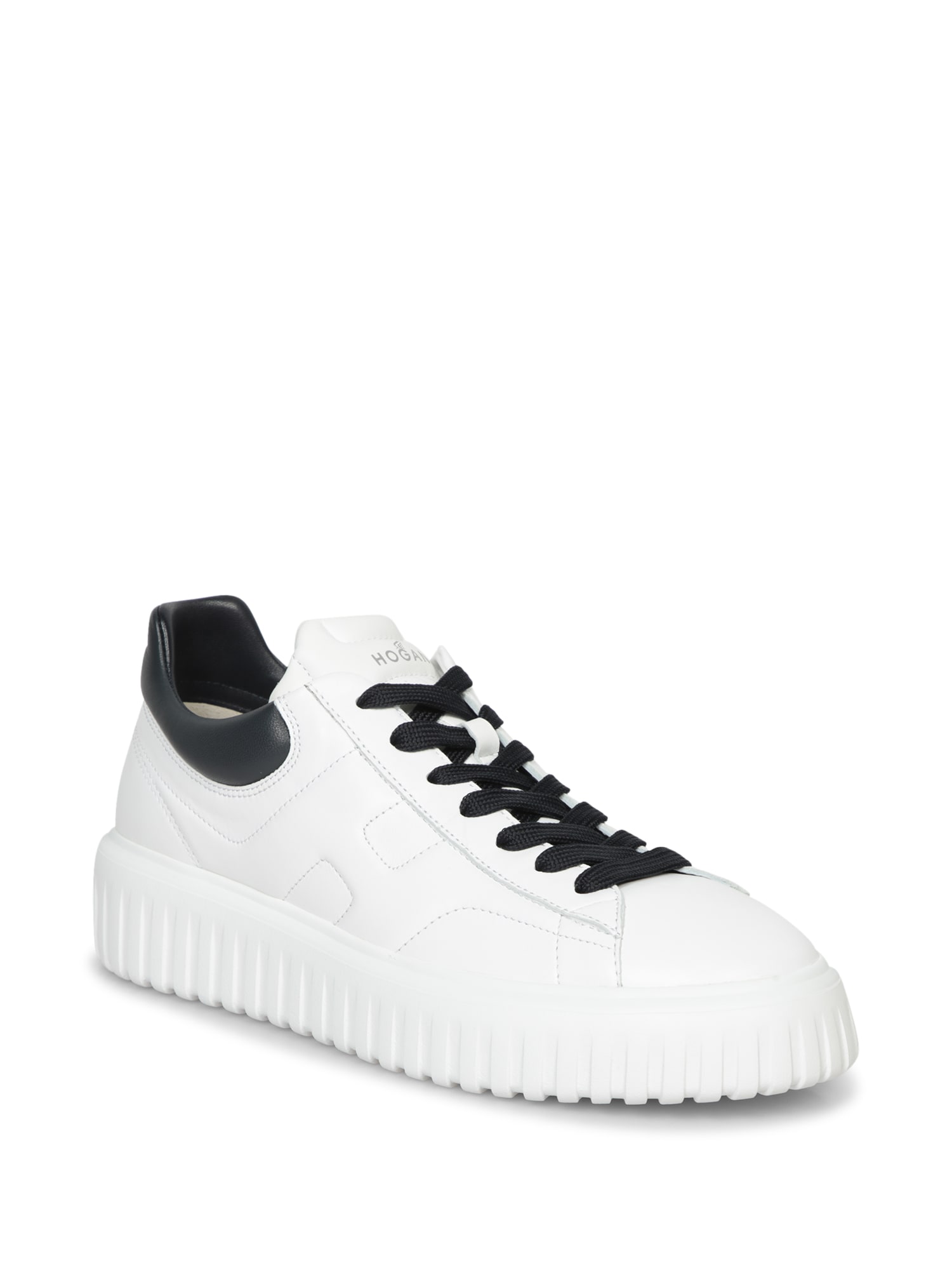 Shop Hogan Hstripes White Sneakers