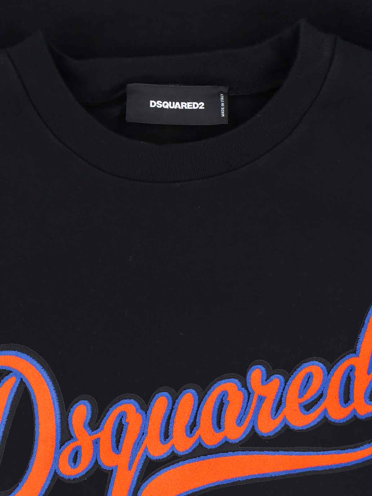 Dsquared2 Short-sleeved T-shirt In Black