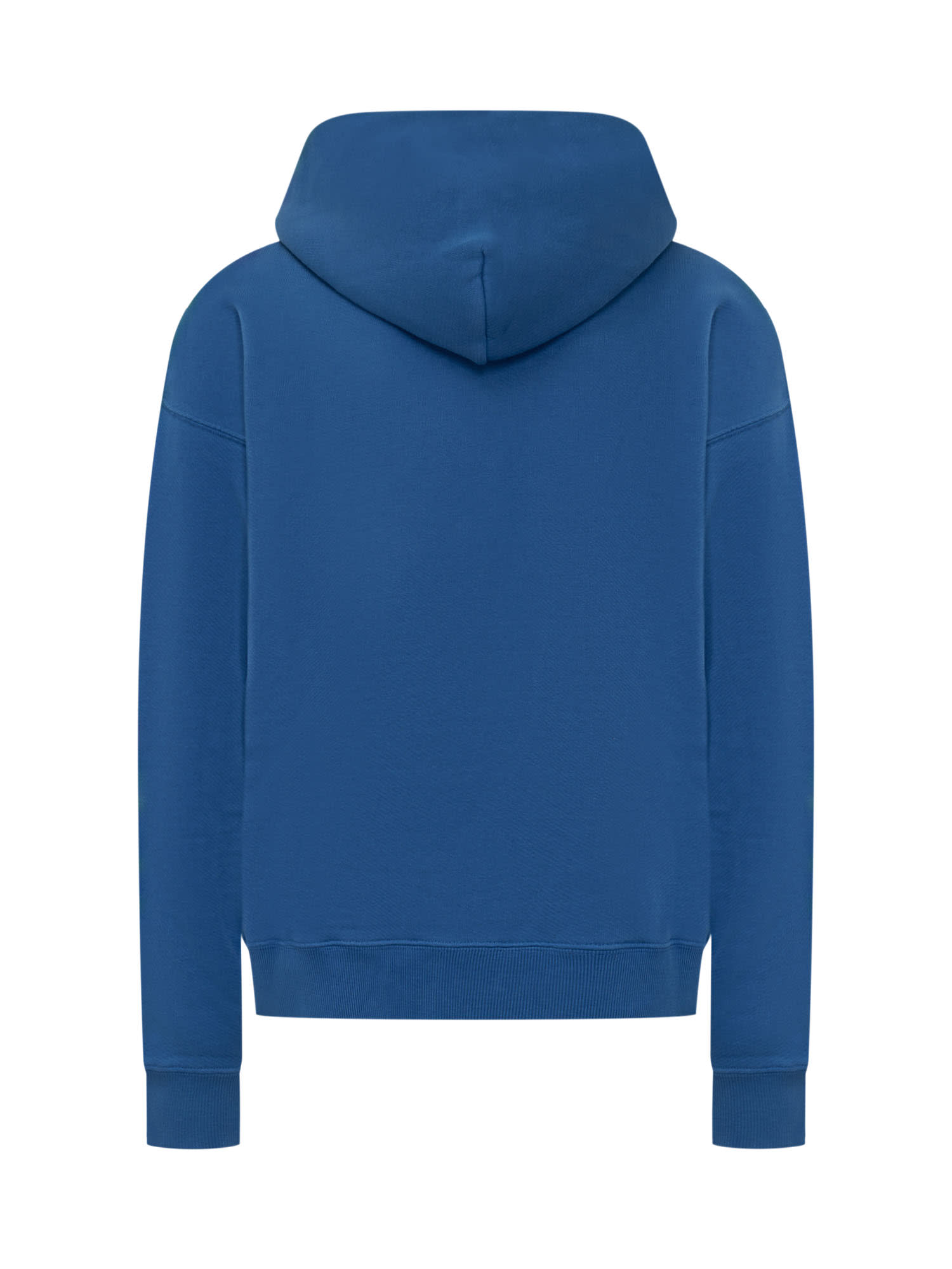 Shop Off-white Big Logo Hoodie In True Blue White