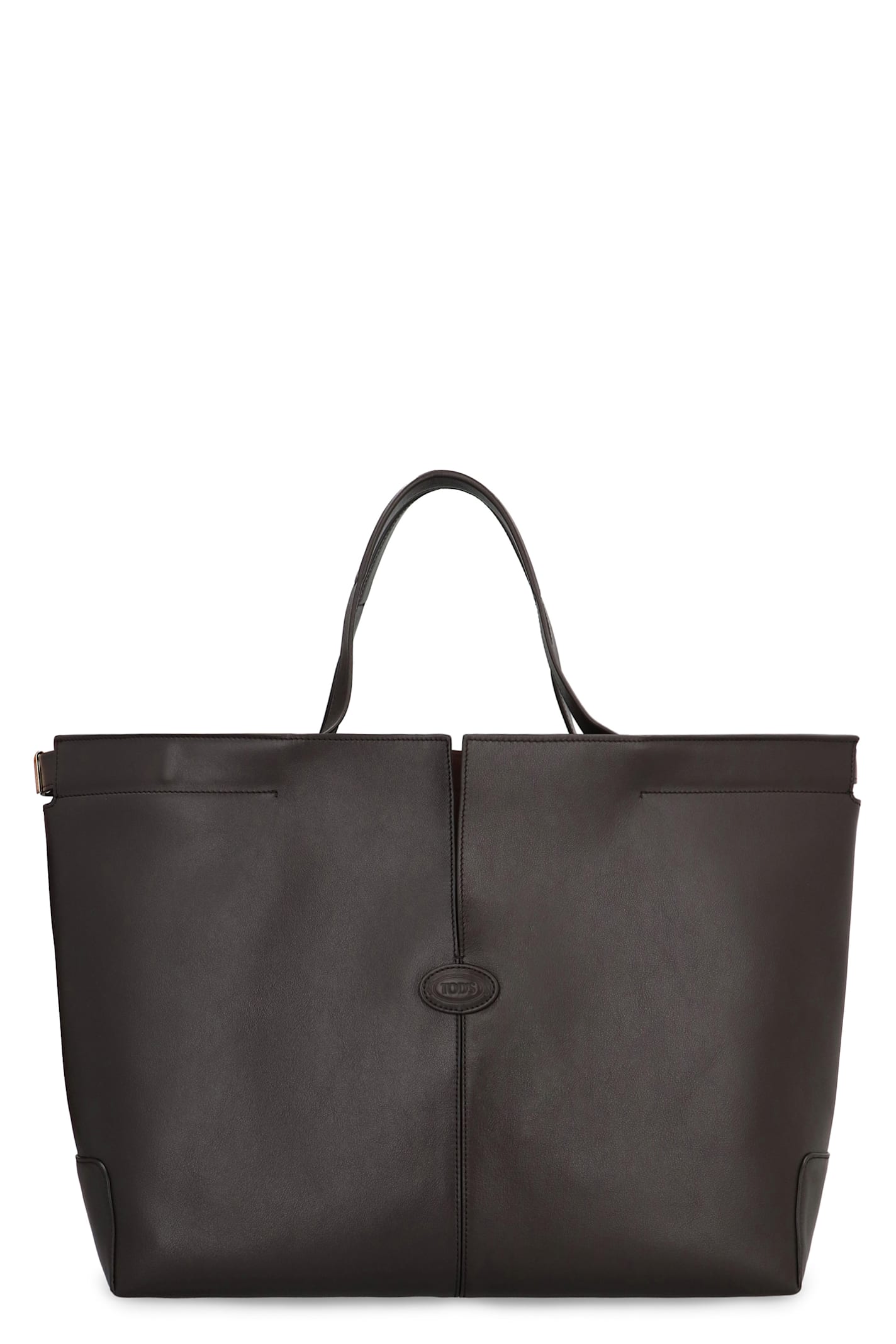 TOD'S FOLIO LEATHER TOTE 