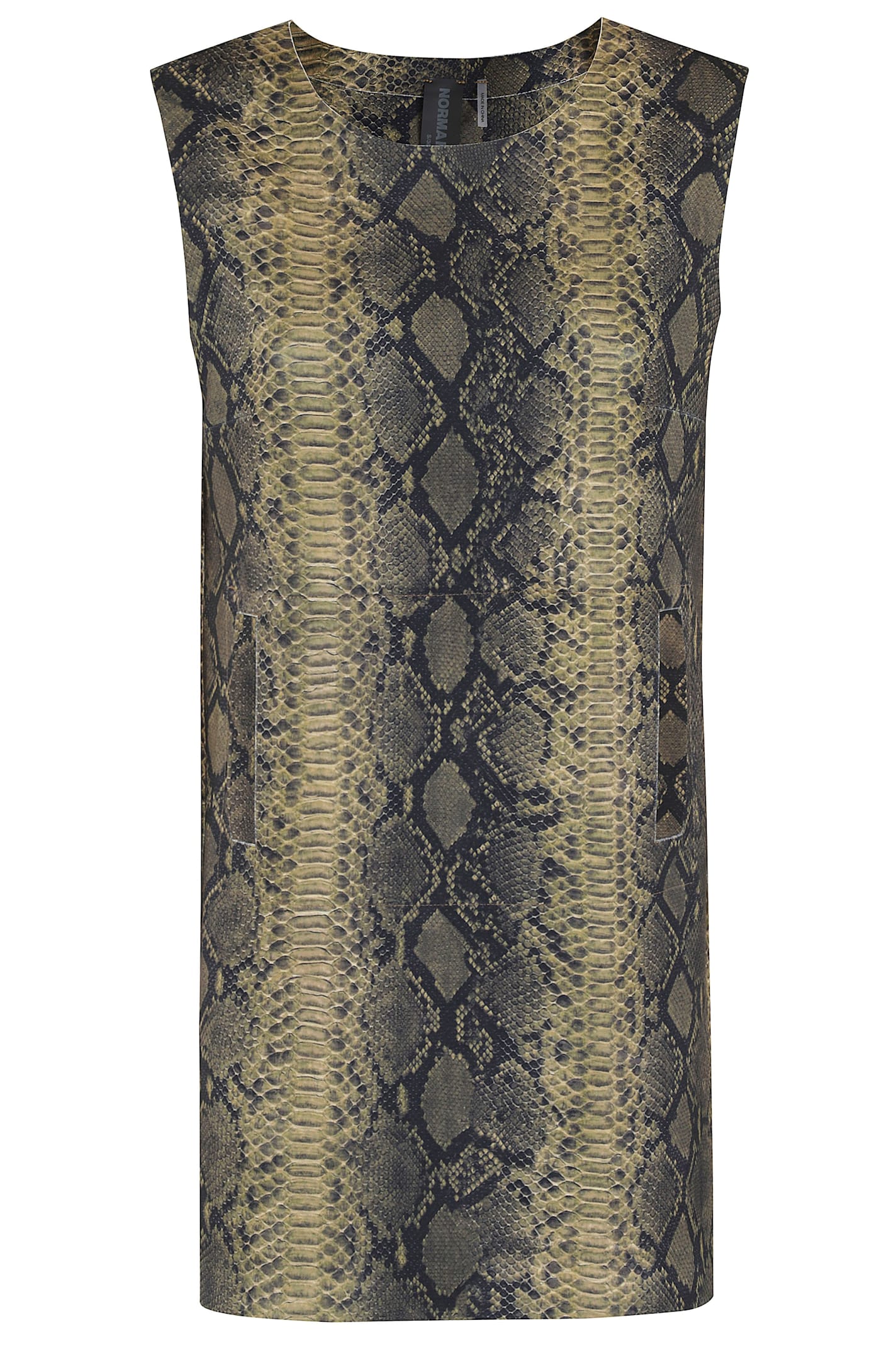 Norma Kamali Sleeveless Tailored In Python