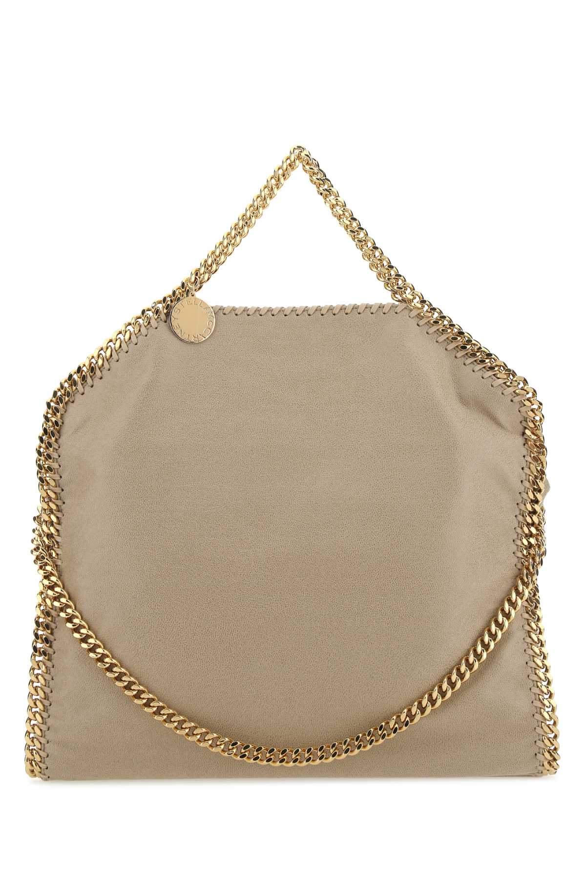 Cappuccino Shaggy Deer Falabella Fold Over Handbag