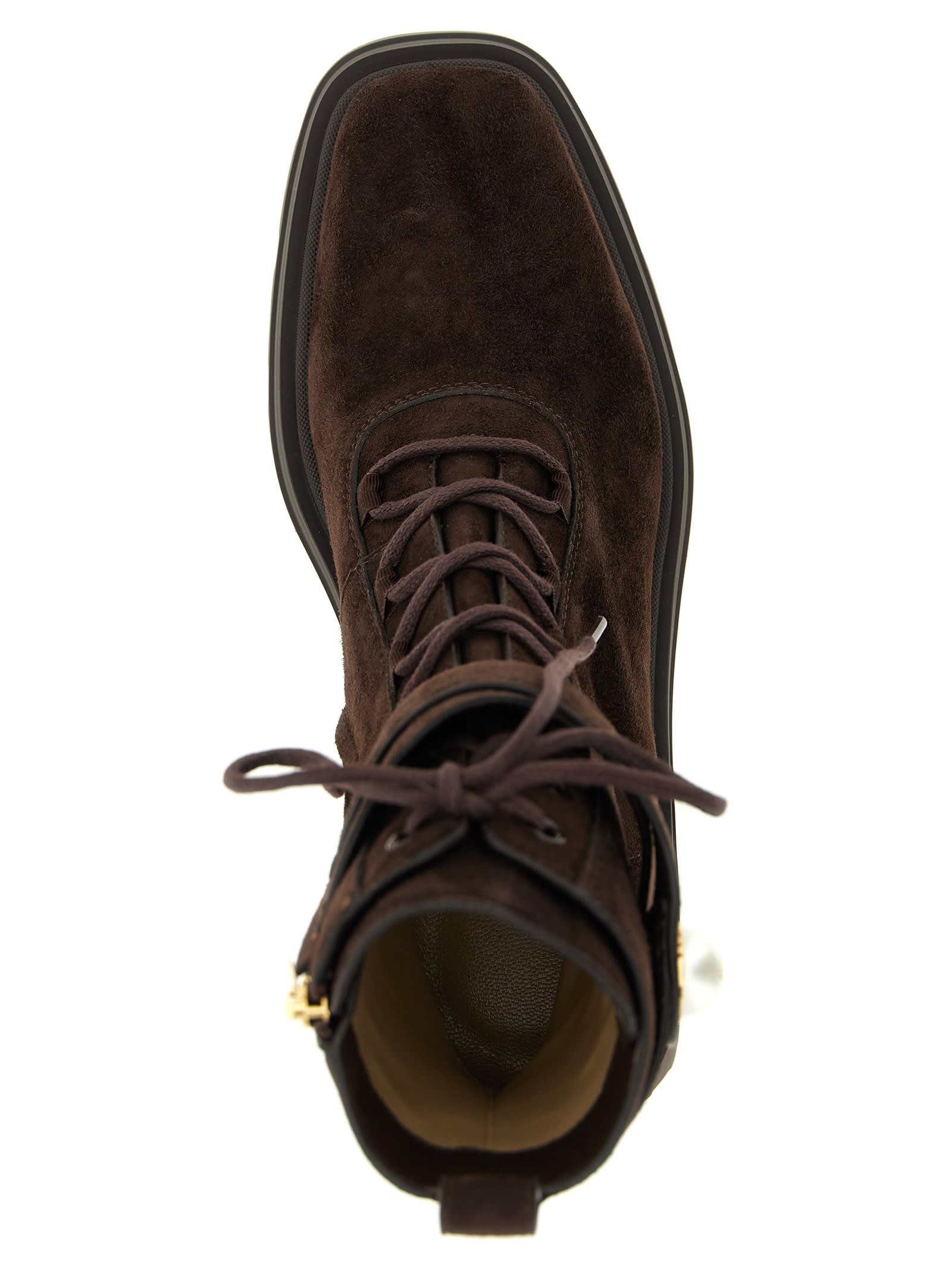 Jimmy Choo Noemi 45 Ankle Chunky Sole Boots In Brown