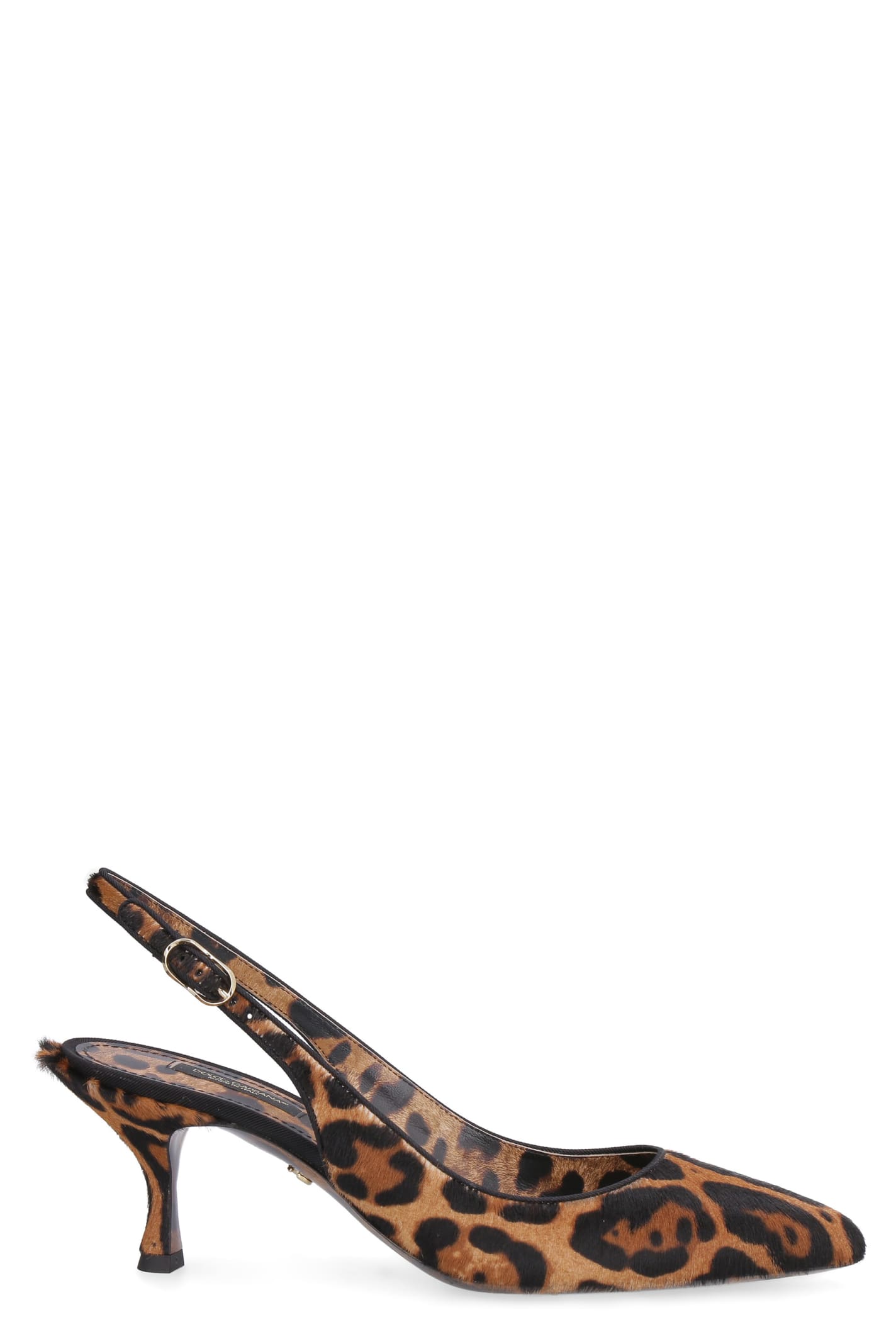 Buy Dolce & Gabbana Calfhair Pointy-toe Slingback online, shop Dolce & Gabbana shoes with free shipping