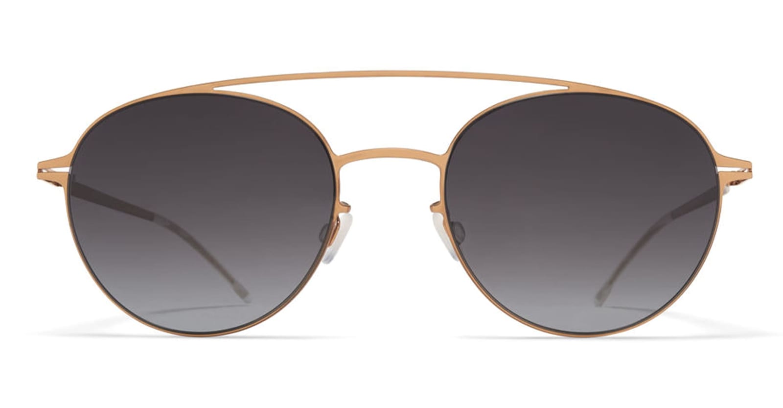 Mykita Reva - Pow1 / Champagne Gold Sunglasses In Brown