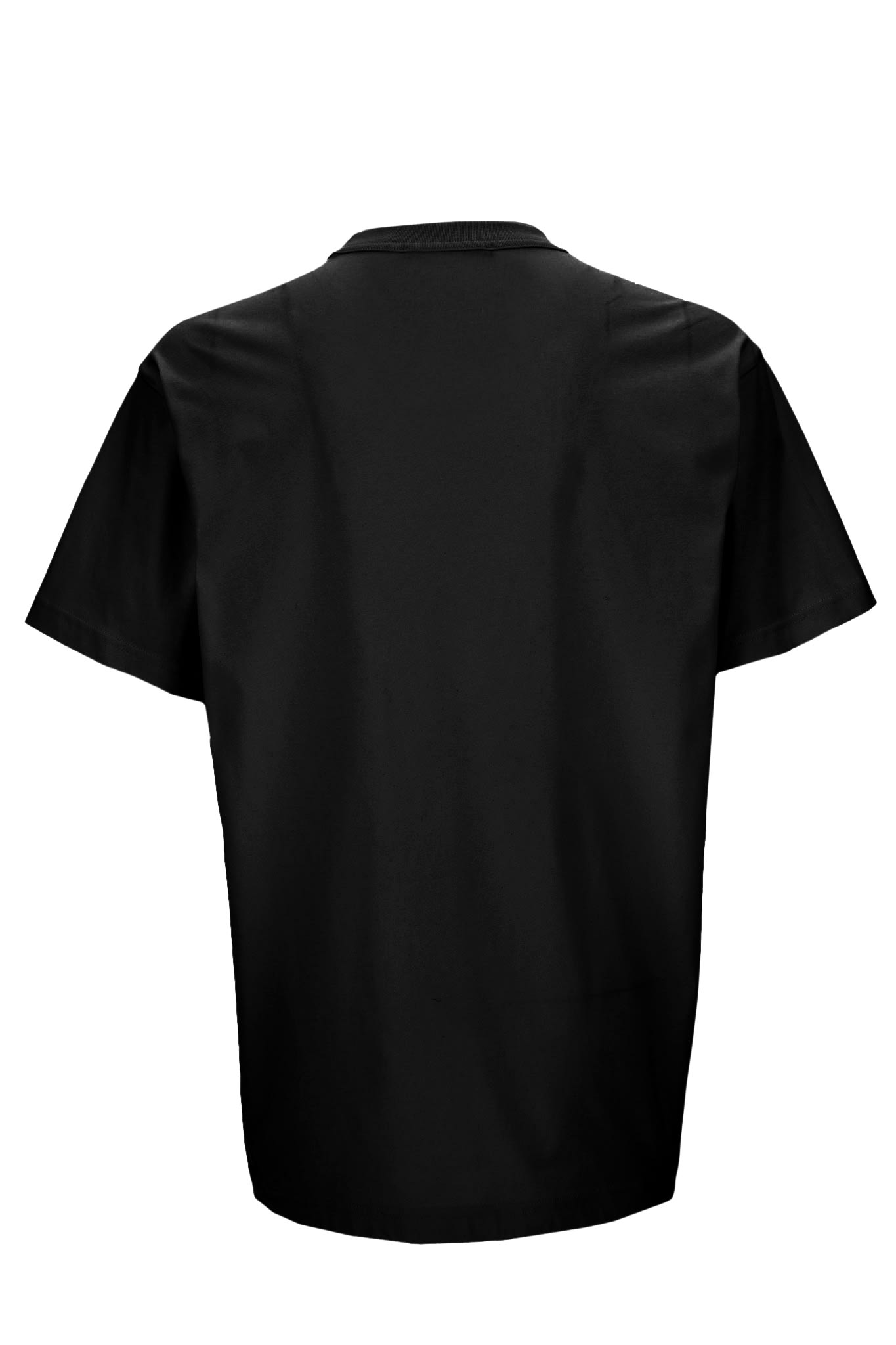 Versace Jeans Couture T-shirt With Printed Logo In Black