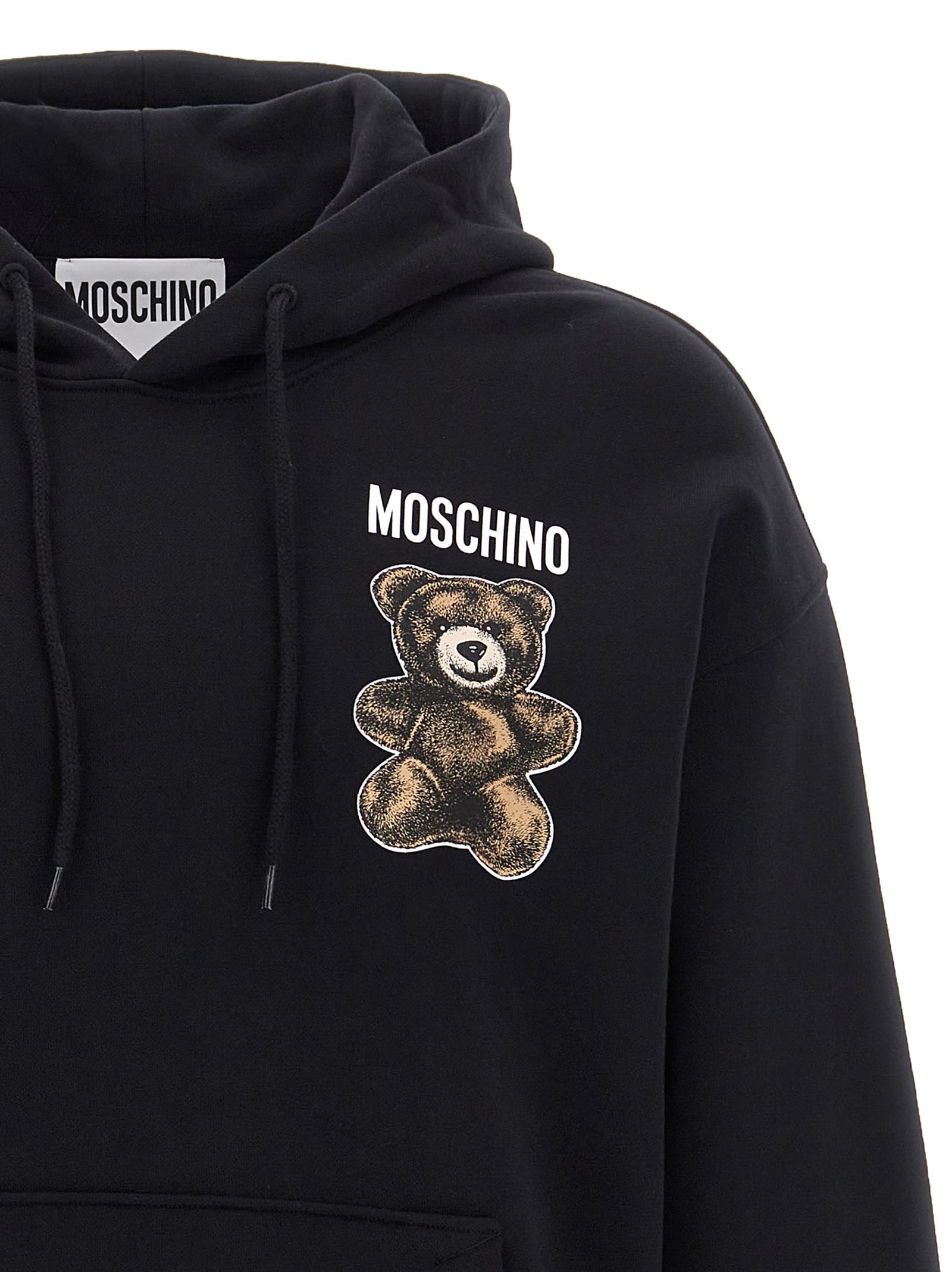 Moschino Long Sleeve Sweatshirt In Black