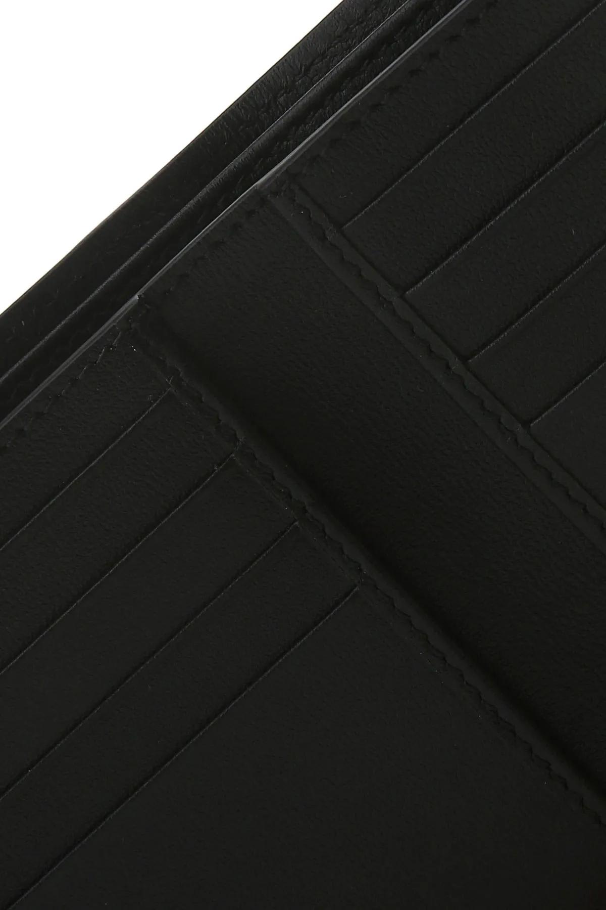 Shop Valentino Black Leather Wallet