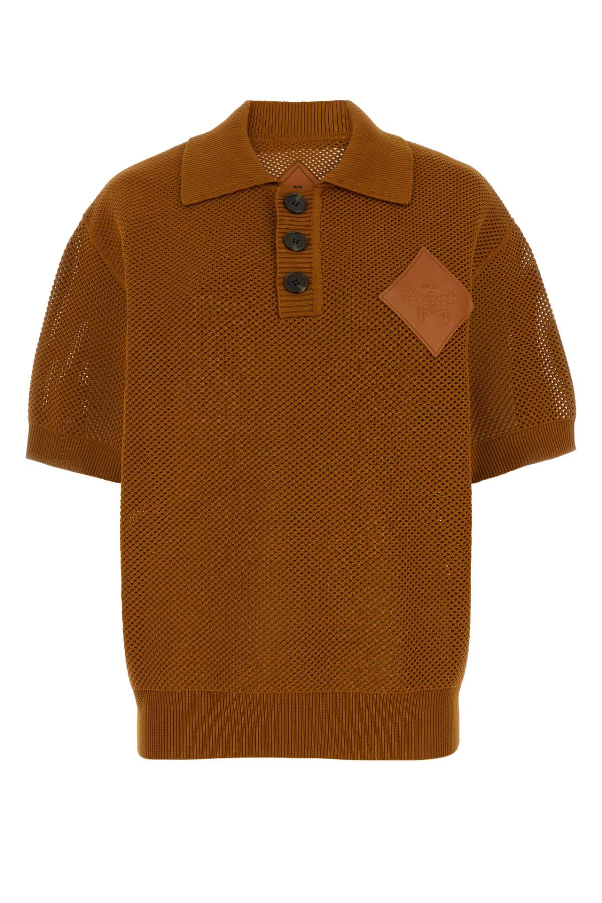 Caramel Polyester Polo Shirt