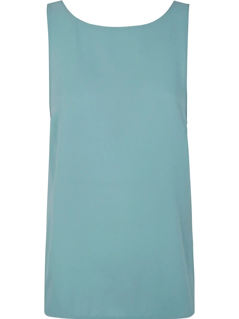 Emporio Armani Top In Lagoon Green