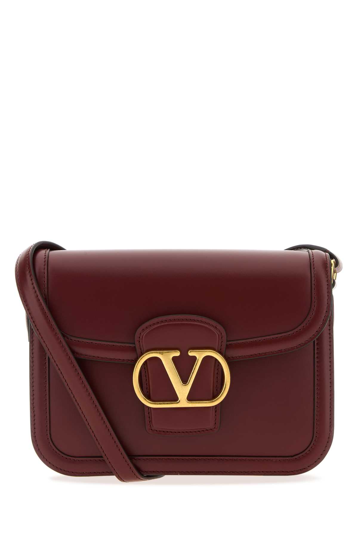 Burgundy Leather 9to5 Shoulder Bag