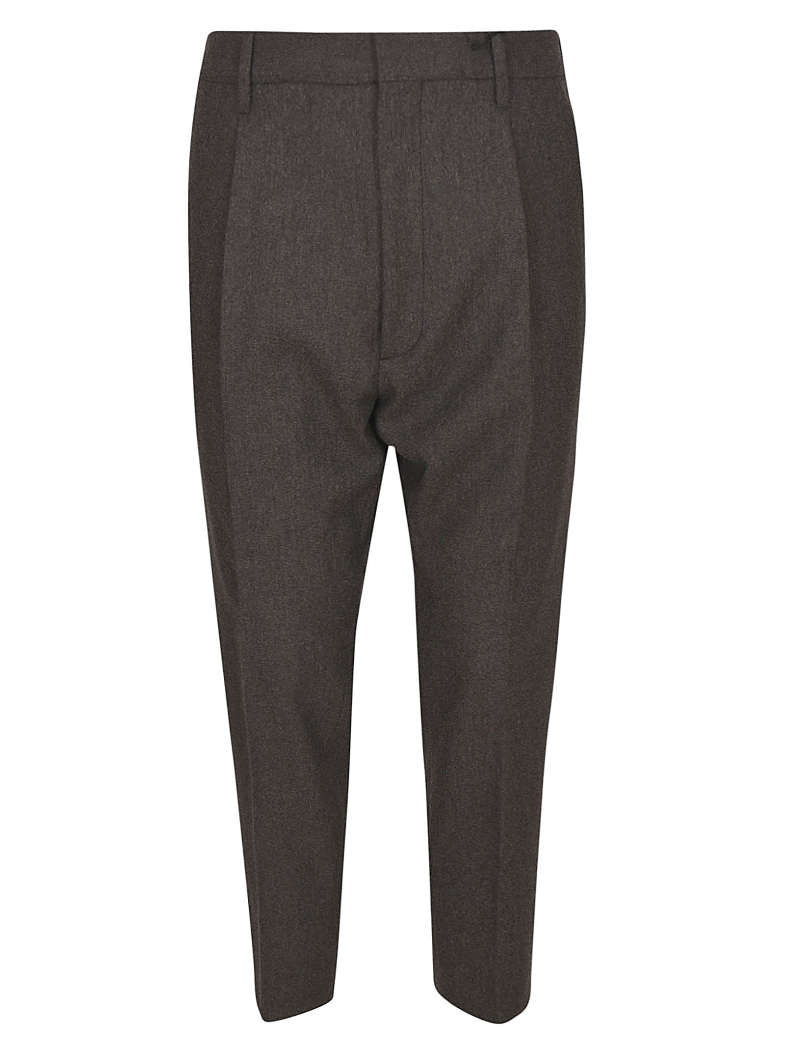 Dsquared2 Classic Cropped Trousers In Dark Grey