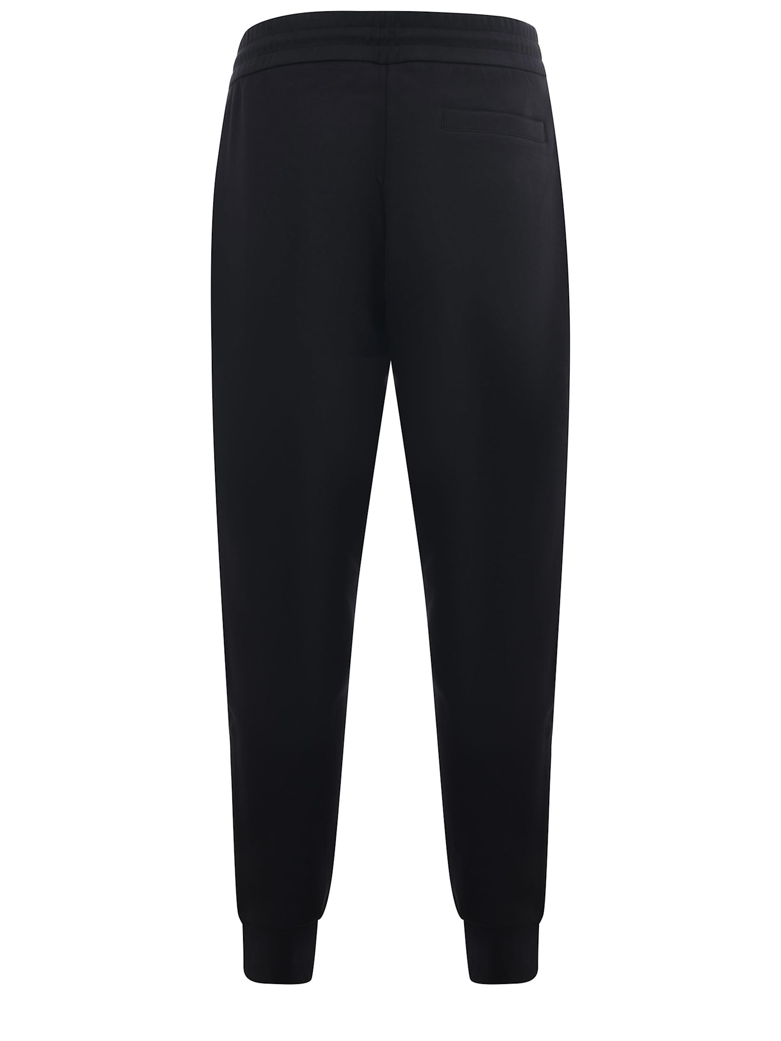 Shop Hugo Boss Boss Cotton Fleece Jogging Pants In Black