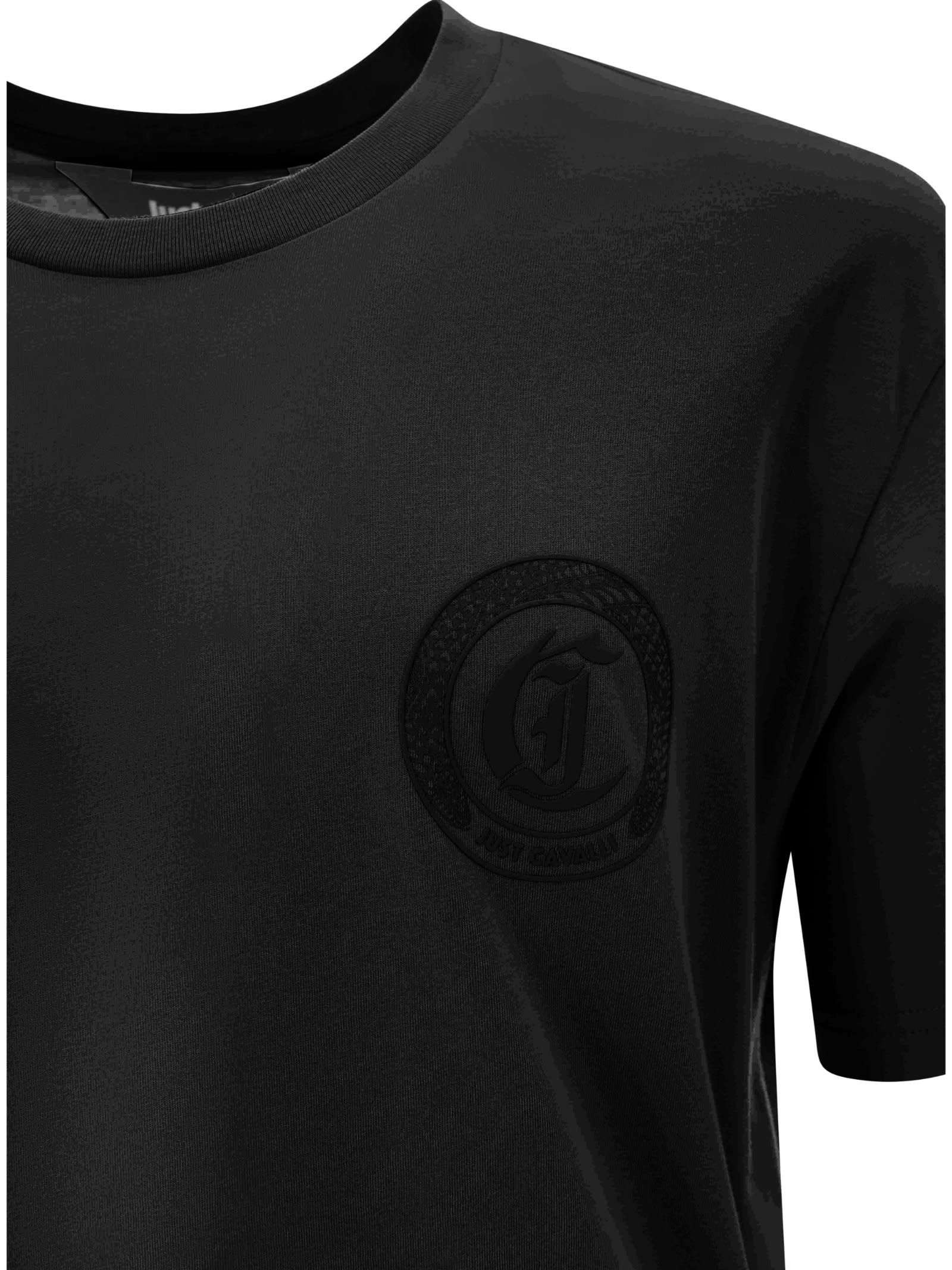 Just Cavalli T-shirt In Black