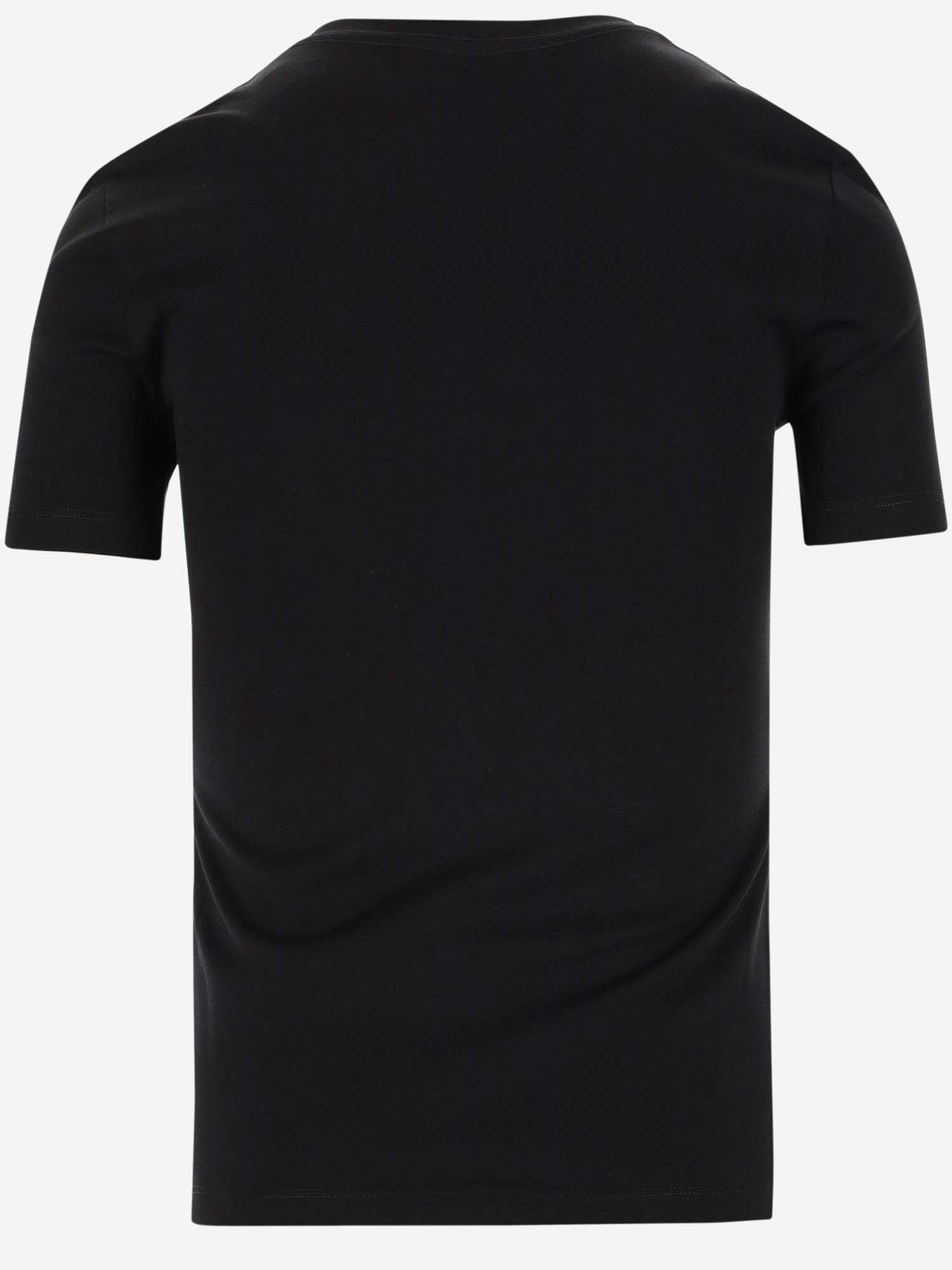 VERSACE COTTON T-SHIRT WITH LOGO