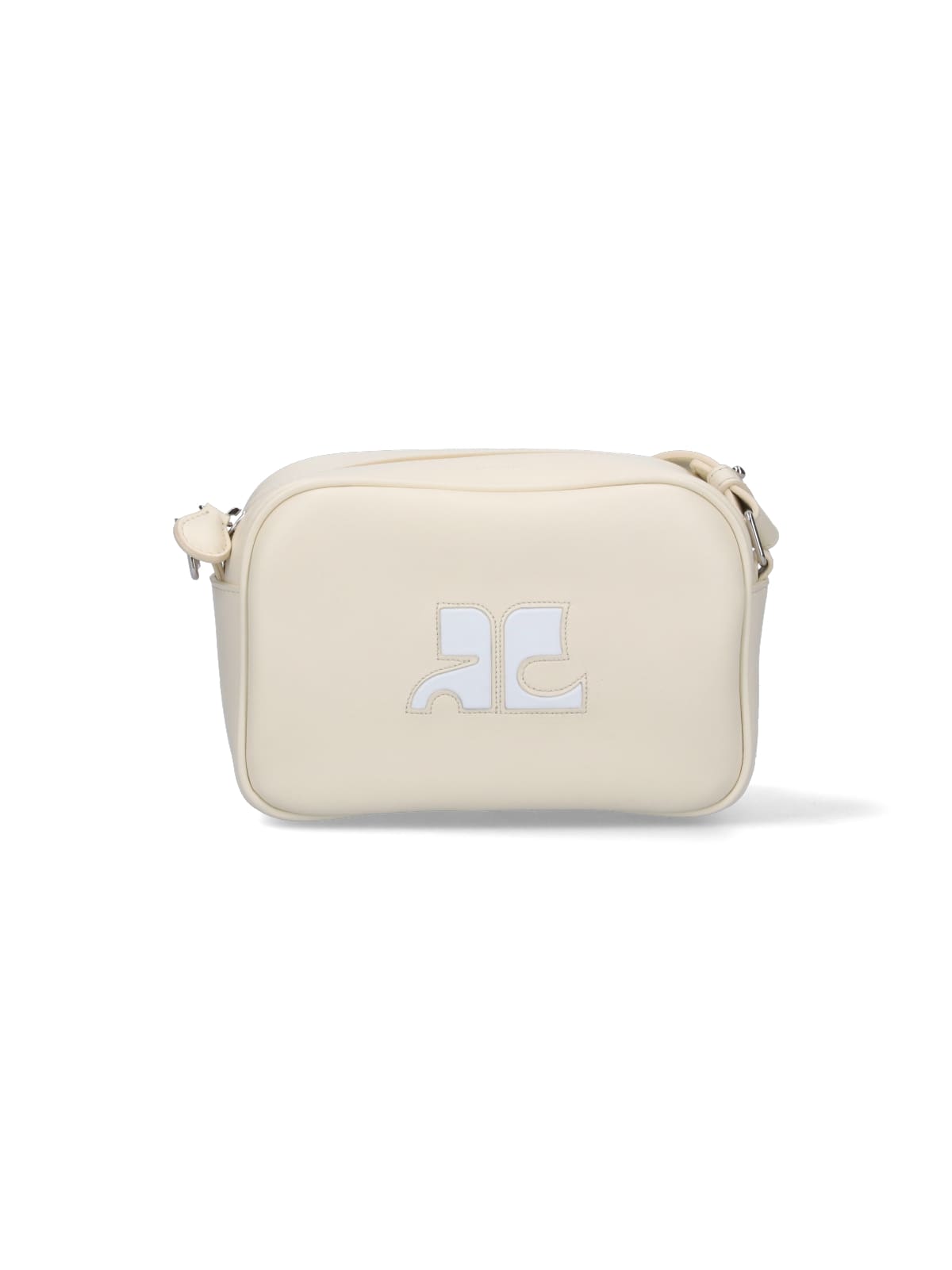 Courrèges Re-edition Camera Bag In Crema