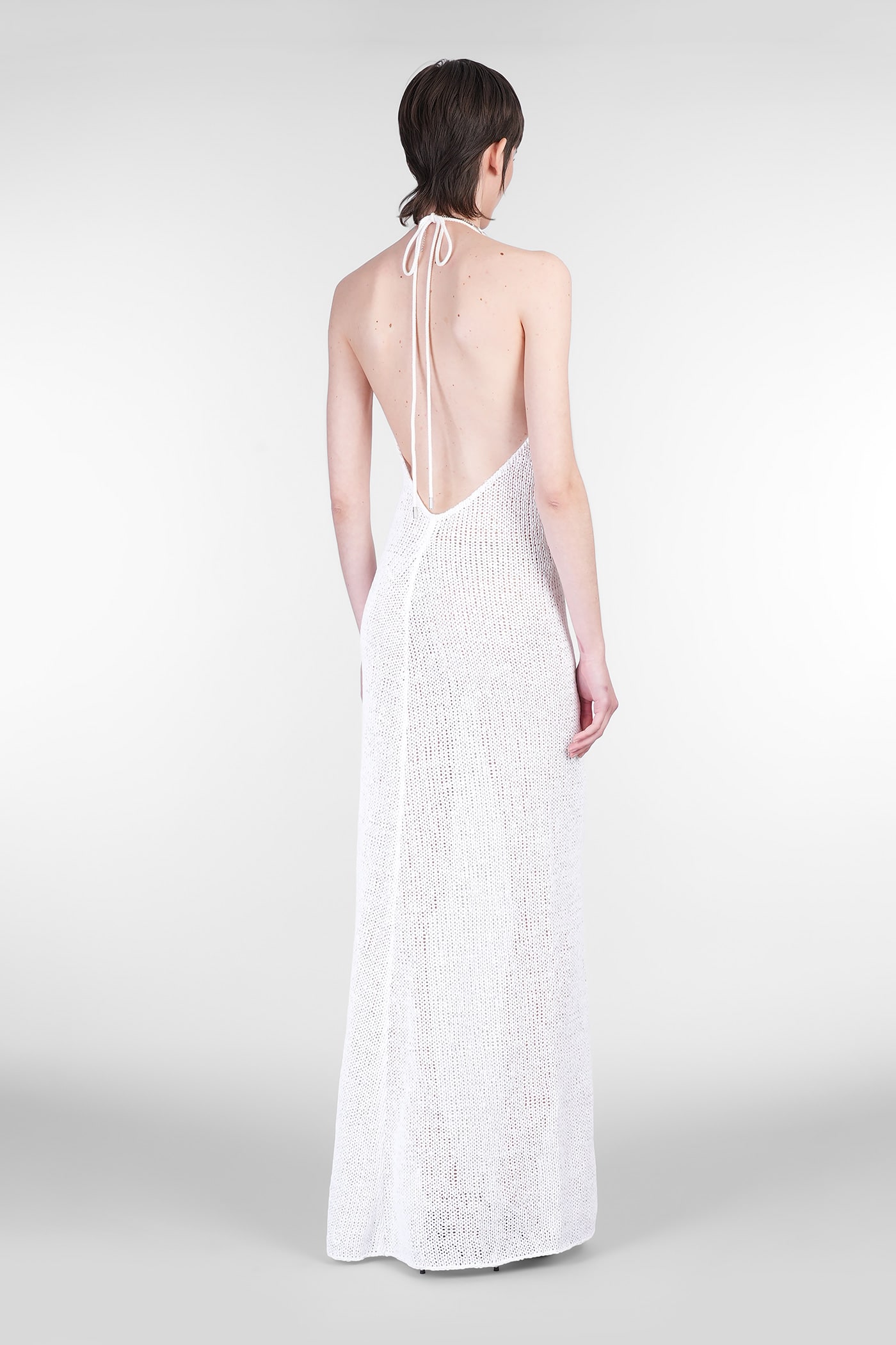 Nué Attina Dress Woman In White Polyester In White
