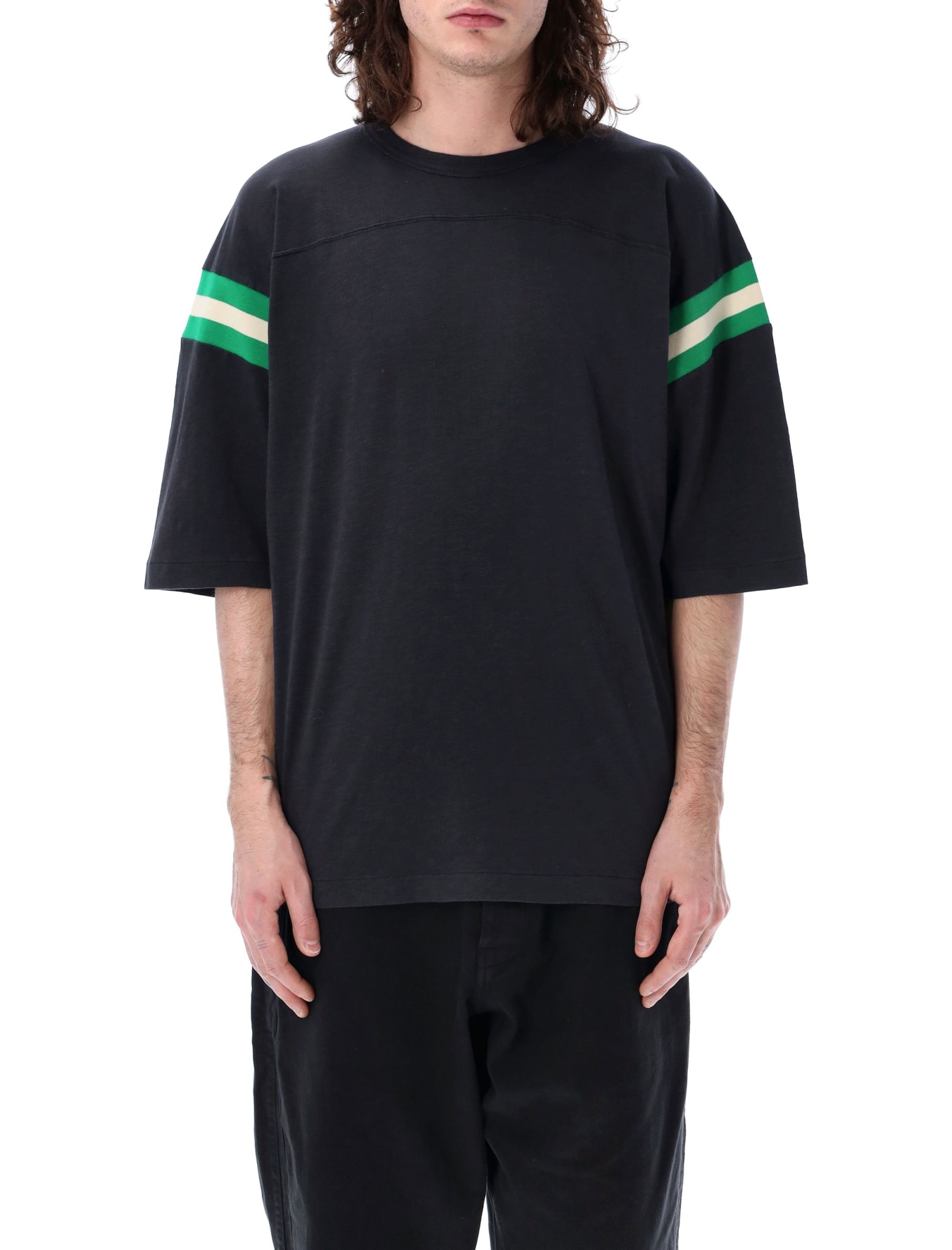 Shop Ymc You Must Create Skate T-shirt In Black/green/ecru