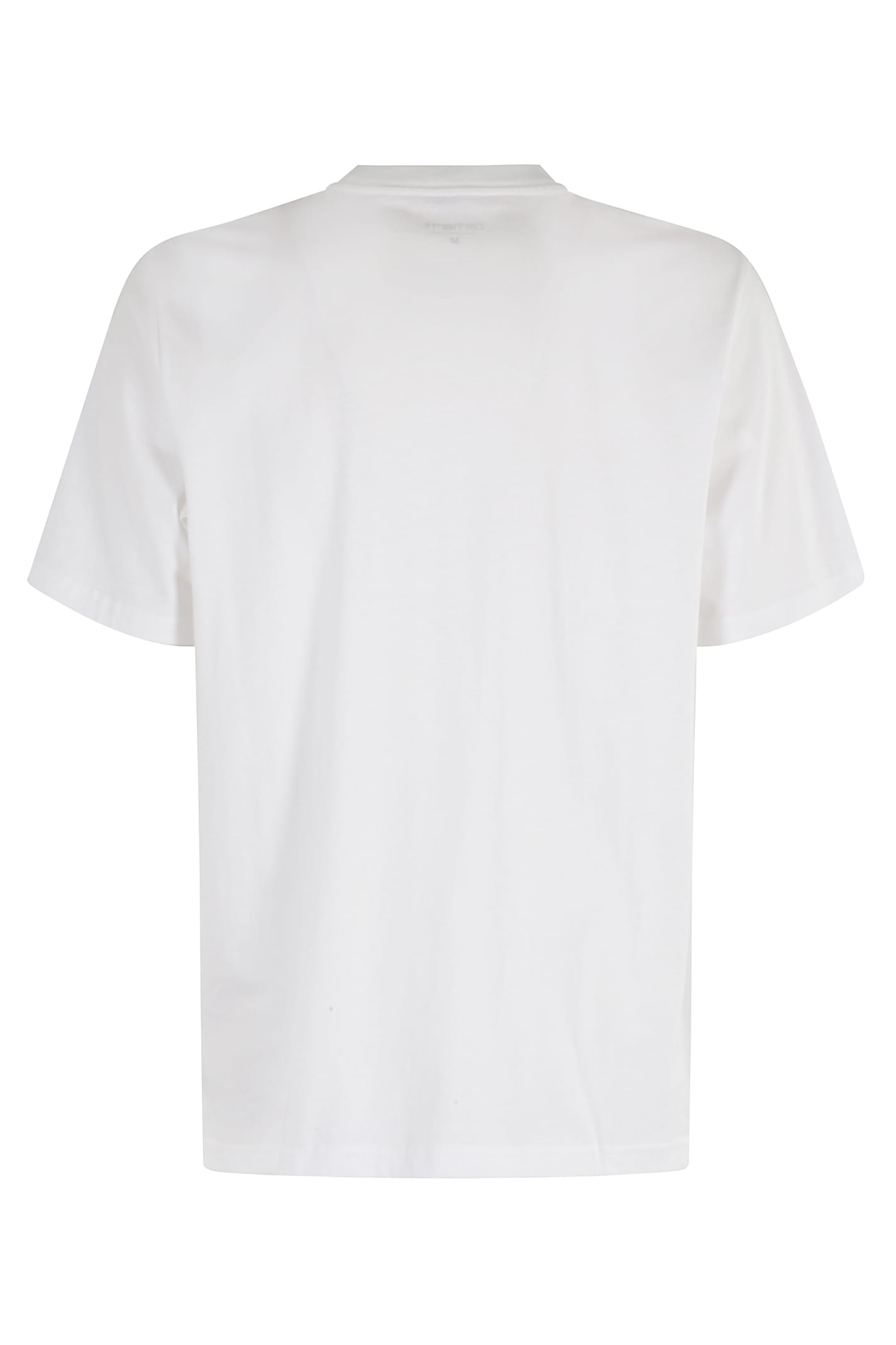 Carhartt Wip Cotton T-shirt With Logo Patch In White