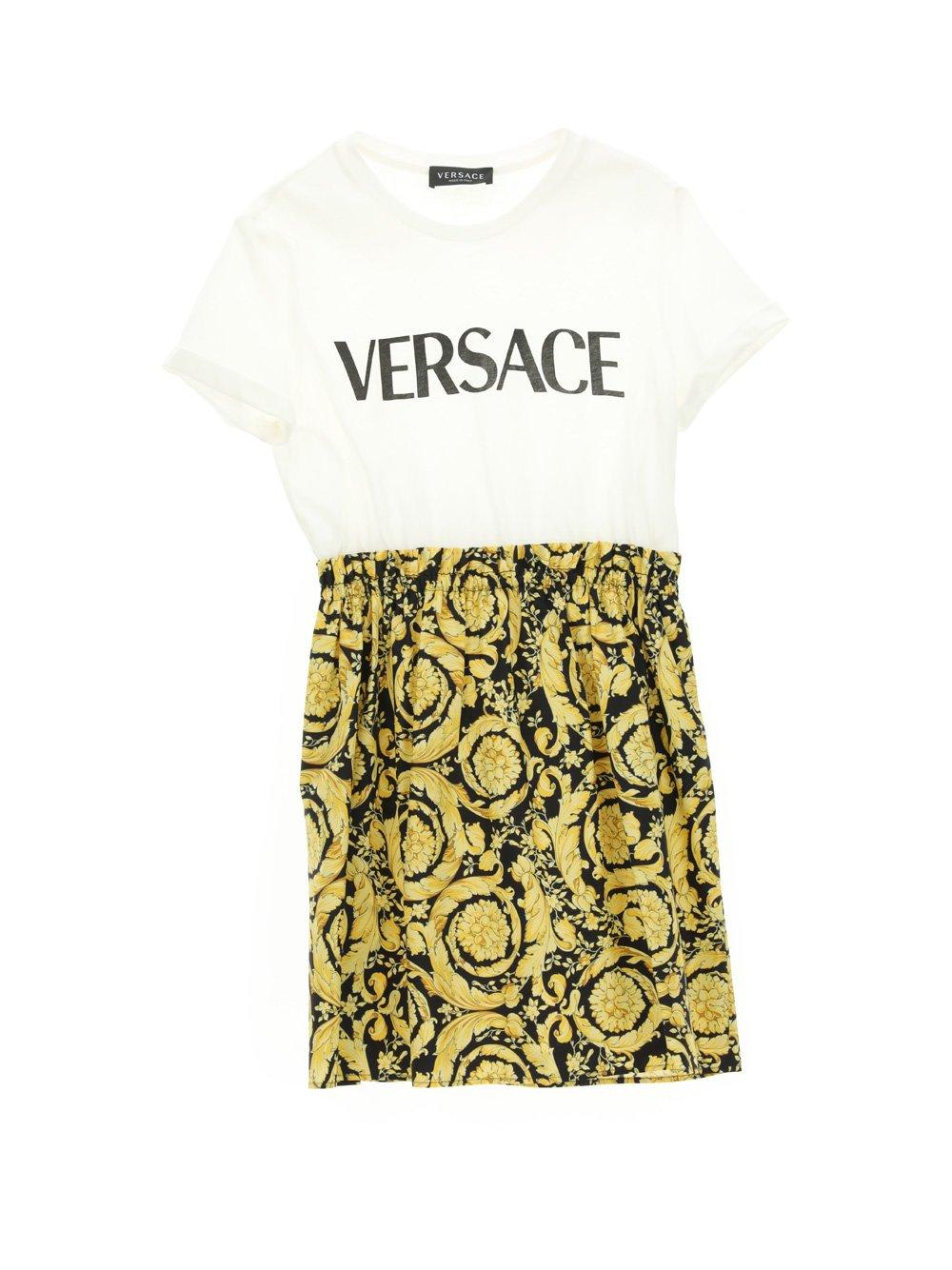 Versace Baroque Printed T-shirt Dress