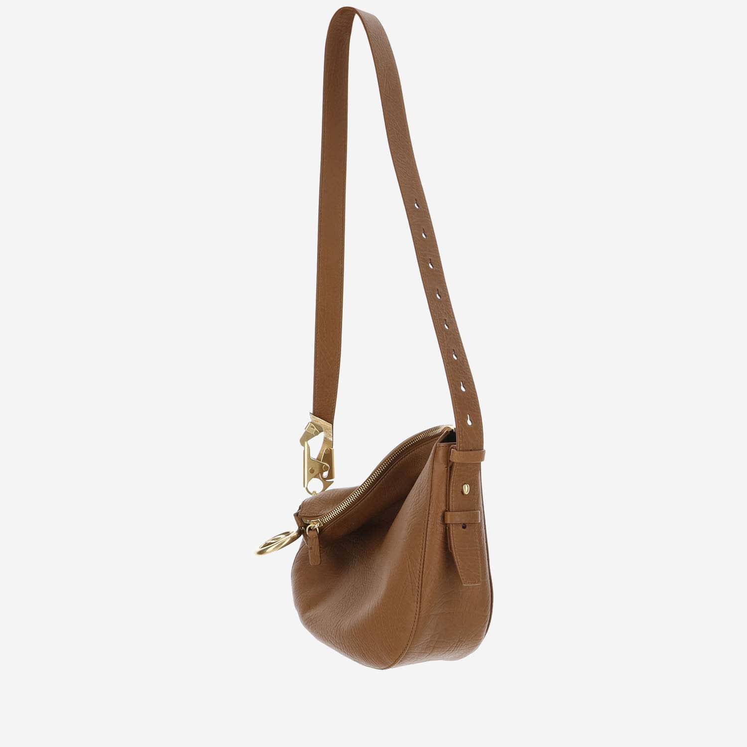 Shop Burberry Small Knight Bag In Brown