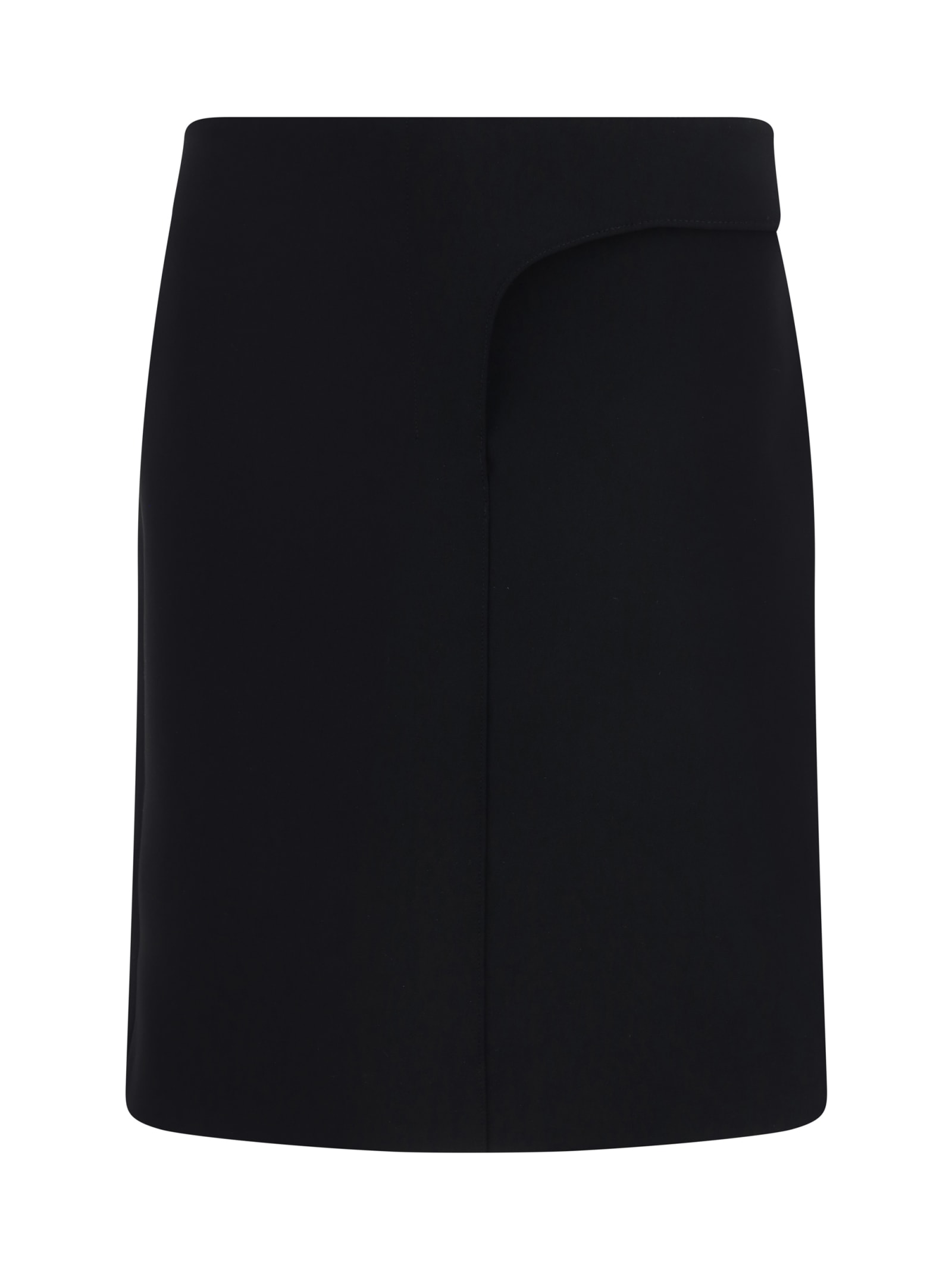 Shop Jacquemus La Jupe Obra Mini Skirt In Black