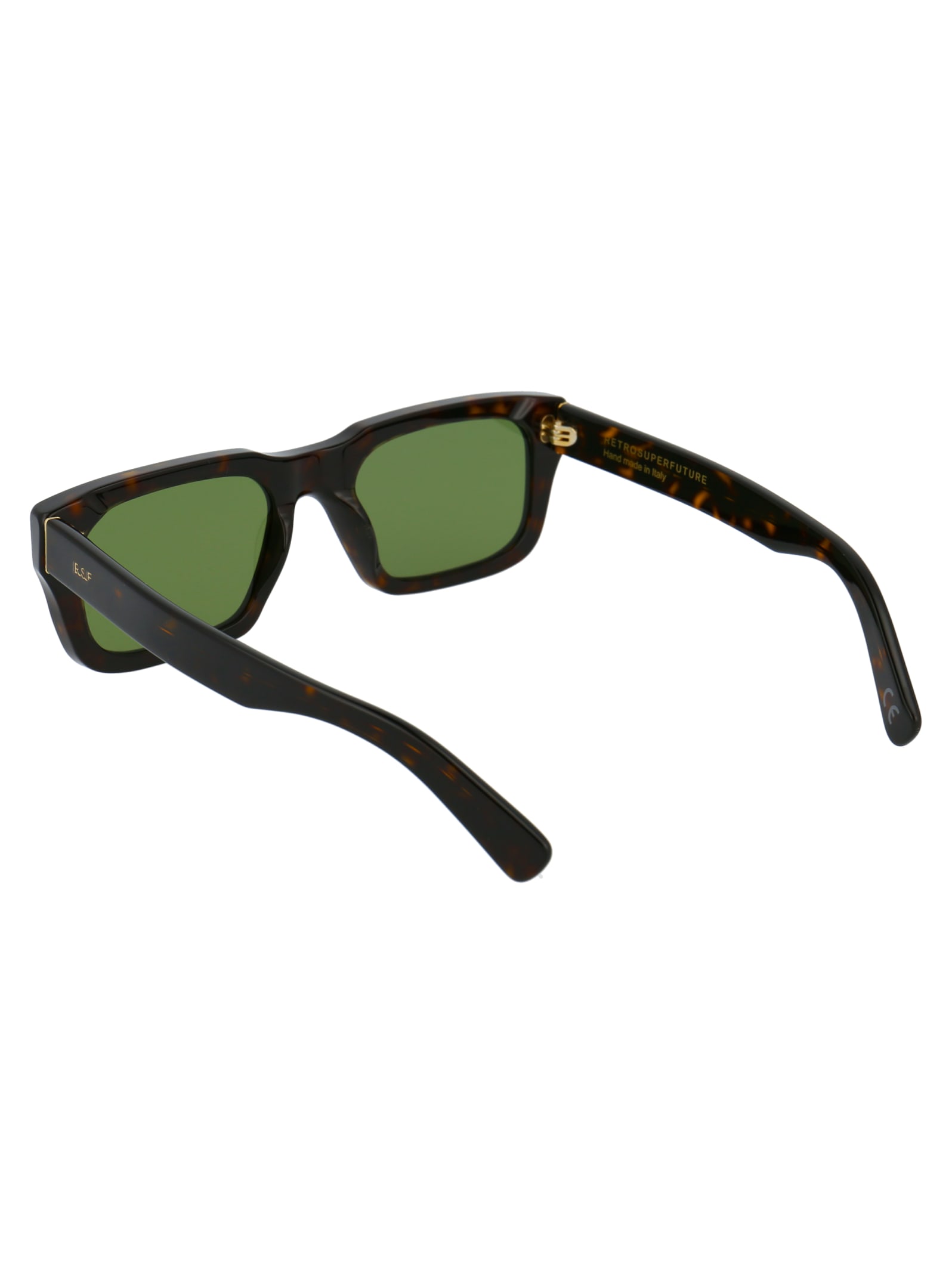 Shop Retrosuperfuture Augusto Sunglasses In 3627 Green