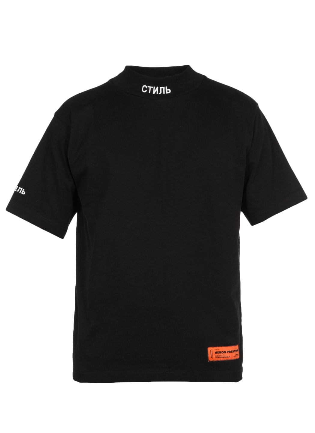 Click to view more detailed imagery on our partner's website Heron Preston Cotton T-shirt In Black White