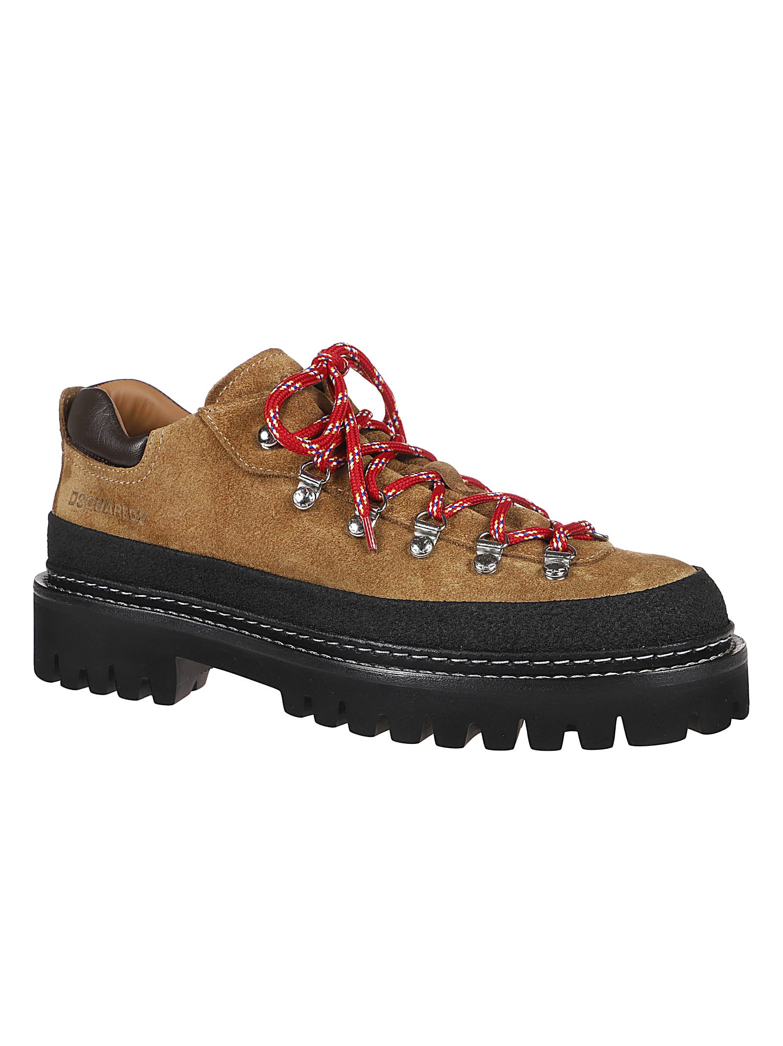 Shop Dsquared2 Canadian Low Hiking Boots In Cammello