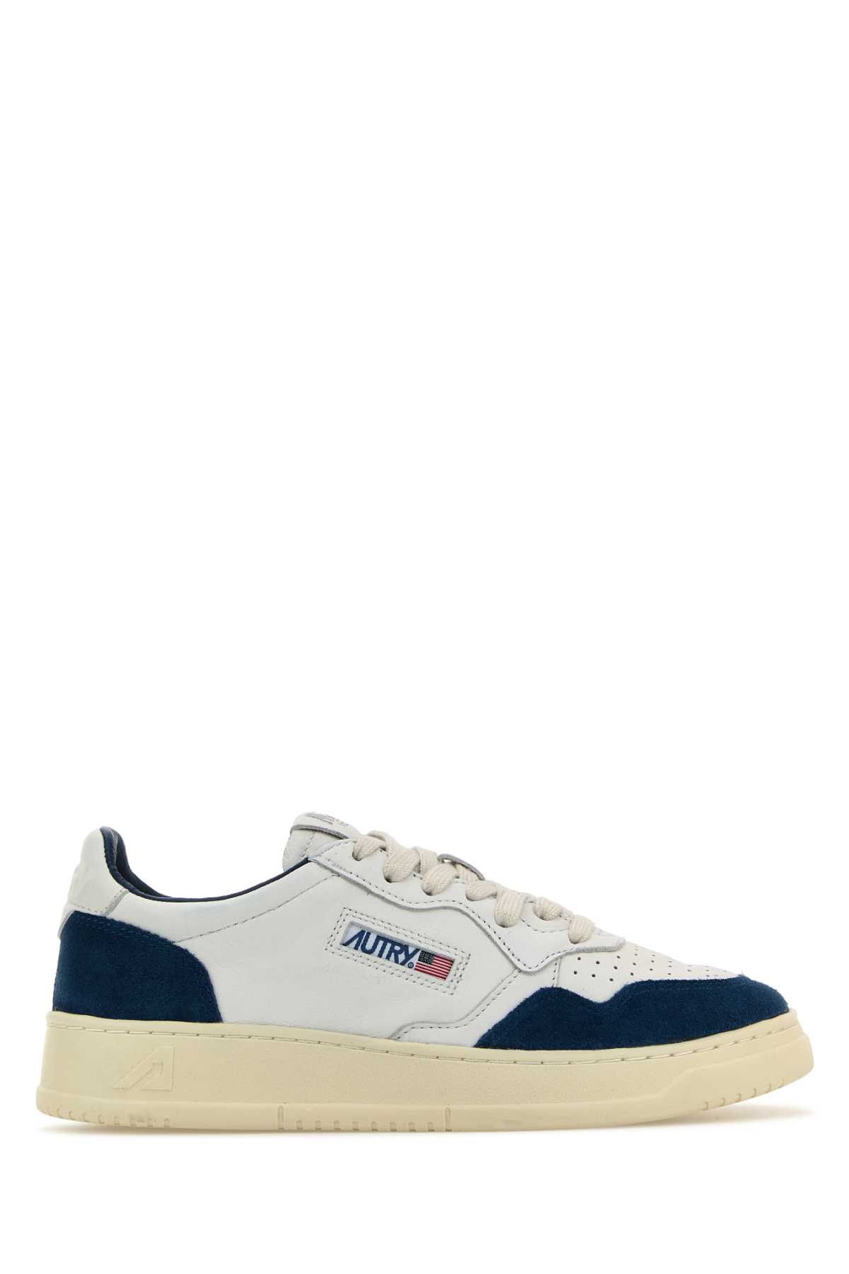 Autry Two-tone Leather Medalist Sneakers