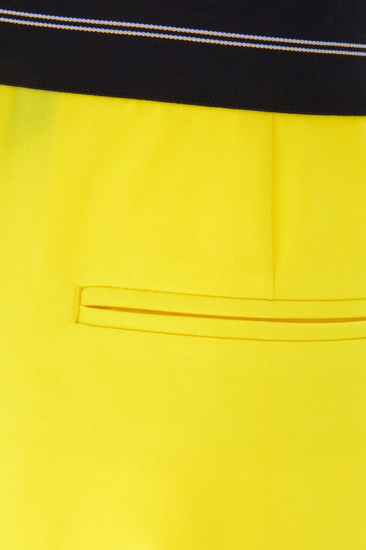Msgm Pant Wool Central Pleats In 06