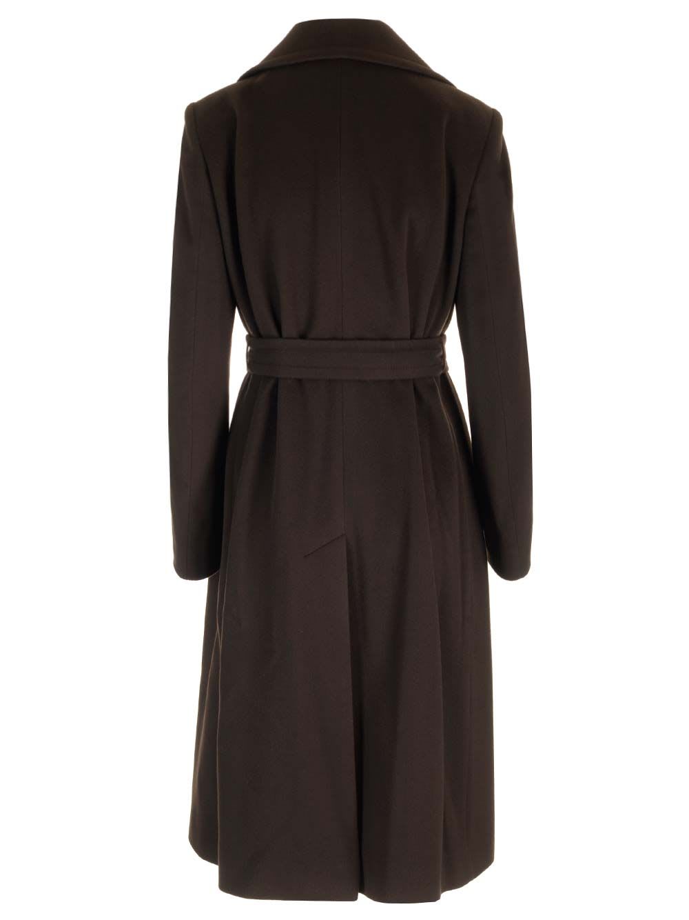 Shop Tagliatore Molly Long Coat In Brown