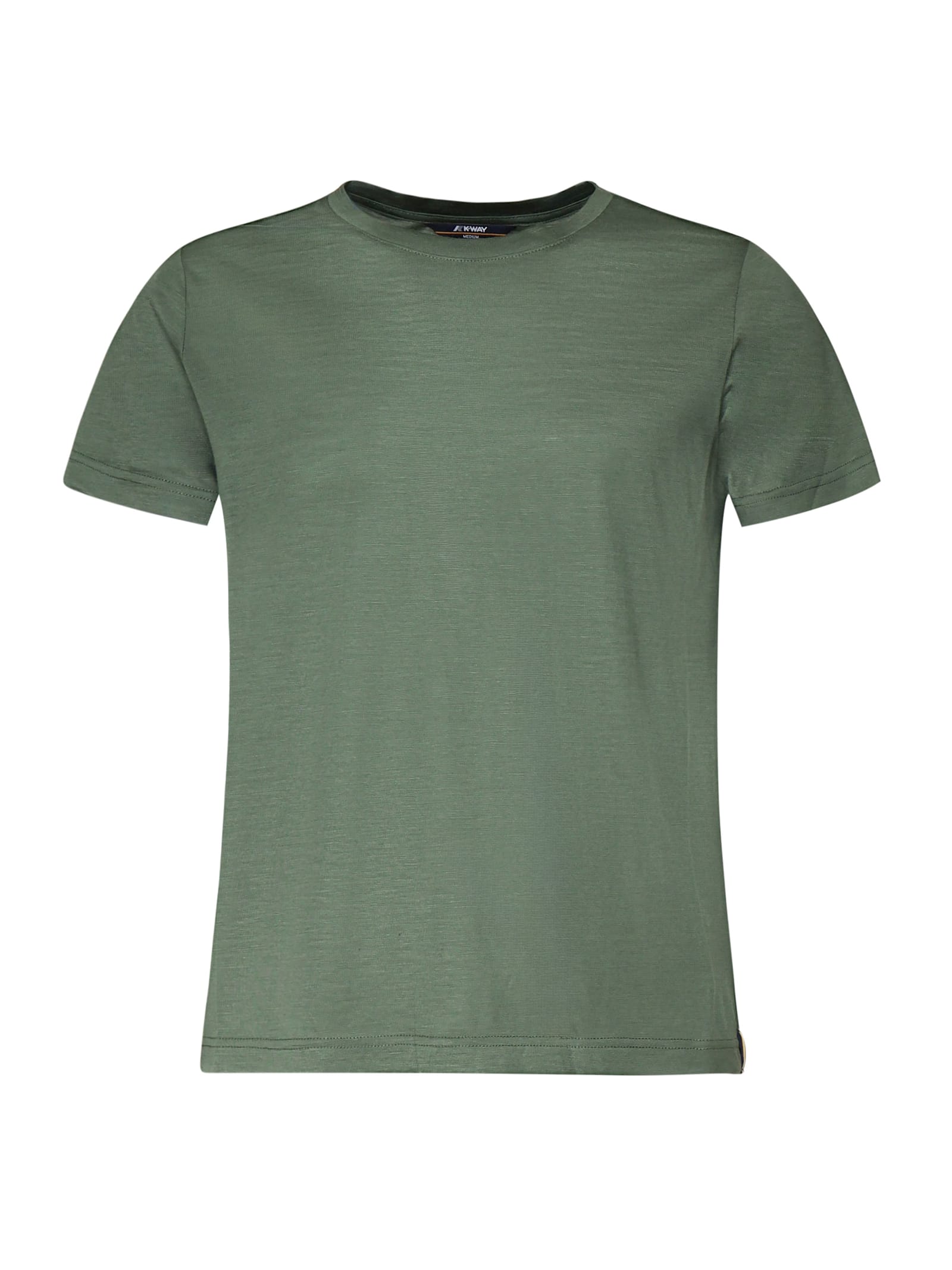 K-way Cotton T-shirt In Green