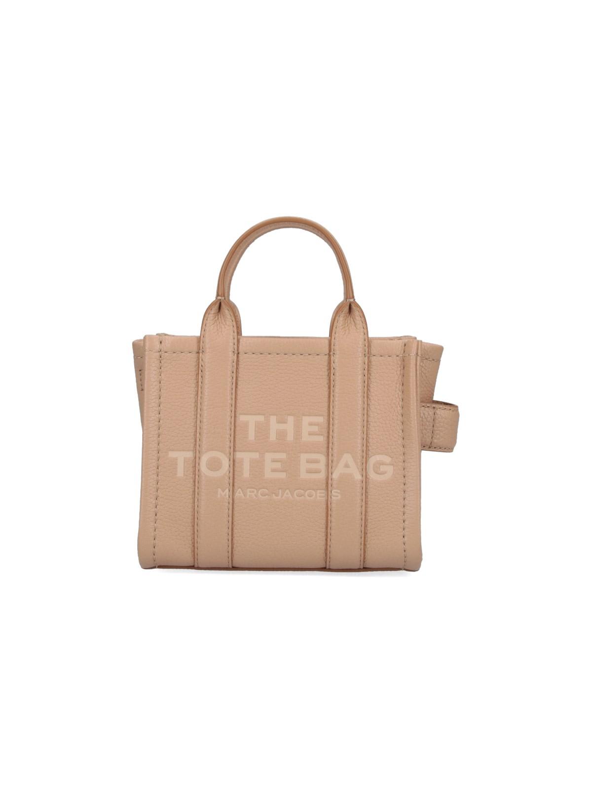 Shop Marc Jacobs The Mini Tote In Brown