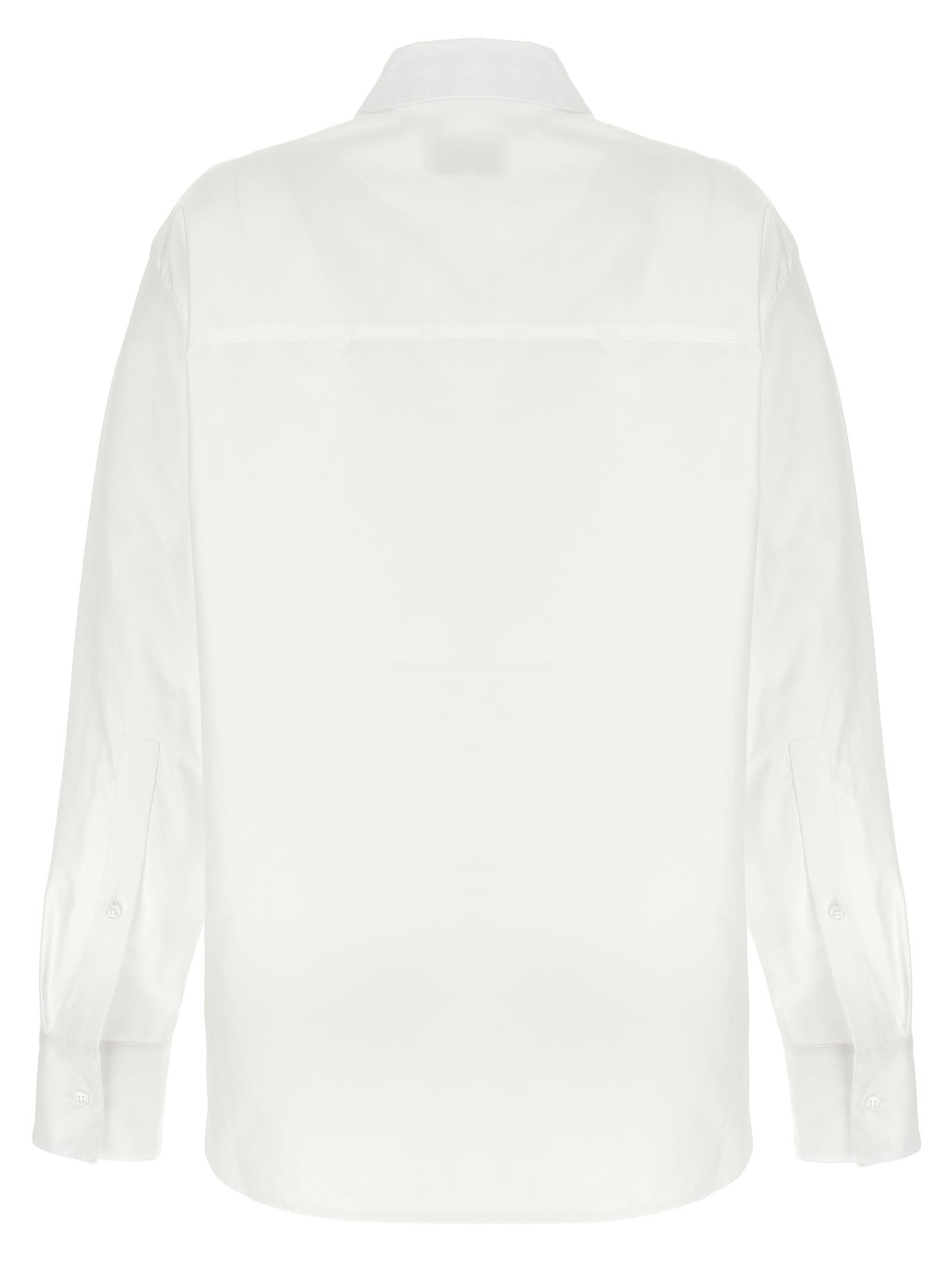 Loulou Studio Alim Shirt And Blouse White In White