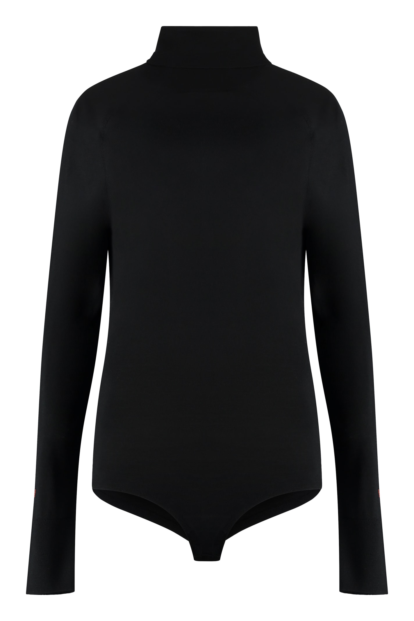 Shop Victoria Beckham Knit Bodysuit In Black