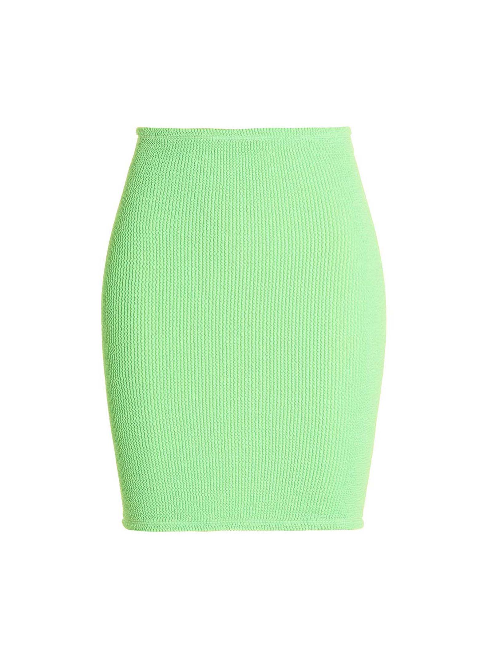 Lido Miniskirt In Lime