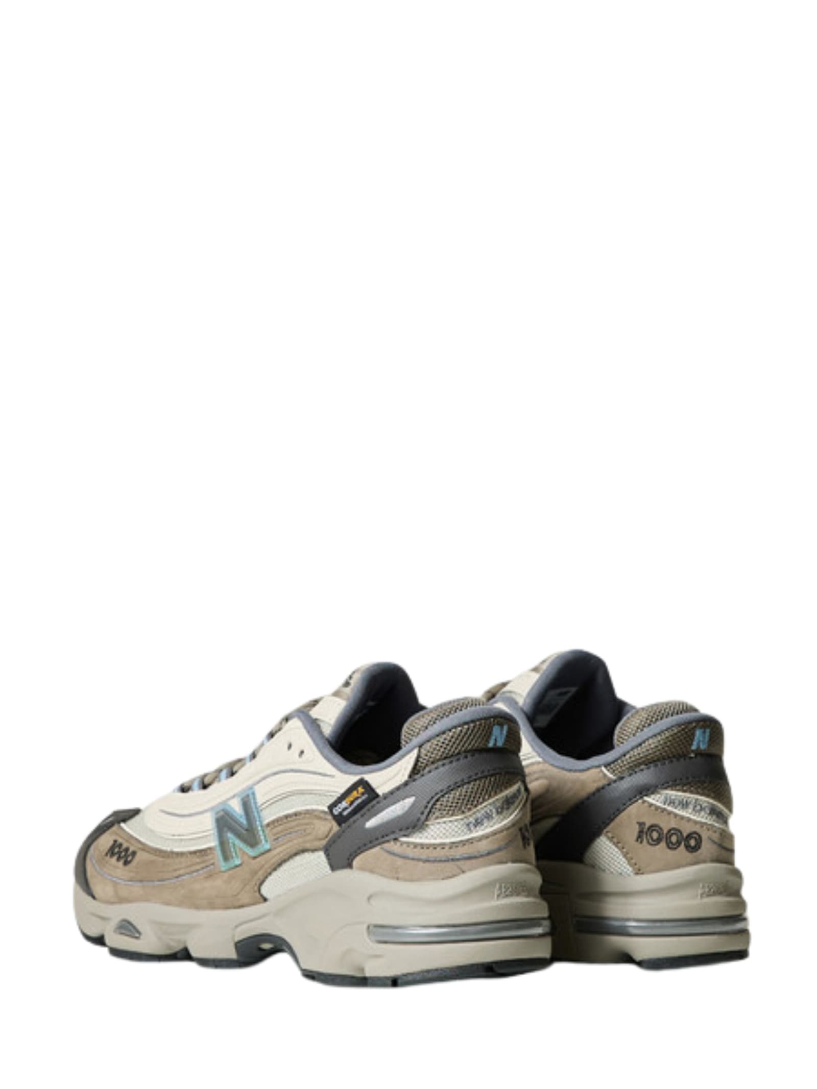 New Balance 1000 Suede Cordura Sneakers In Multi