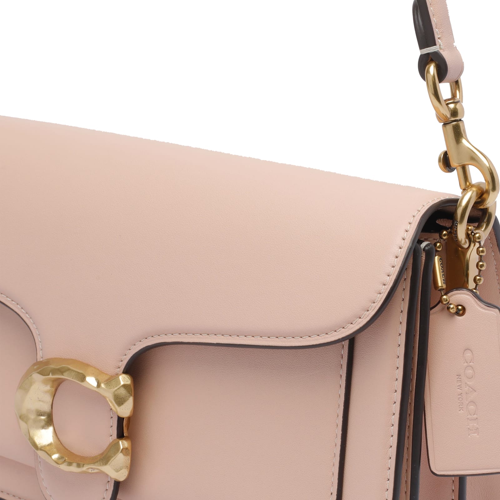 Coach Borsa A Mano Tabby 26 In Pelle Rosa Cipria Donna In Beige