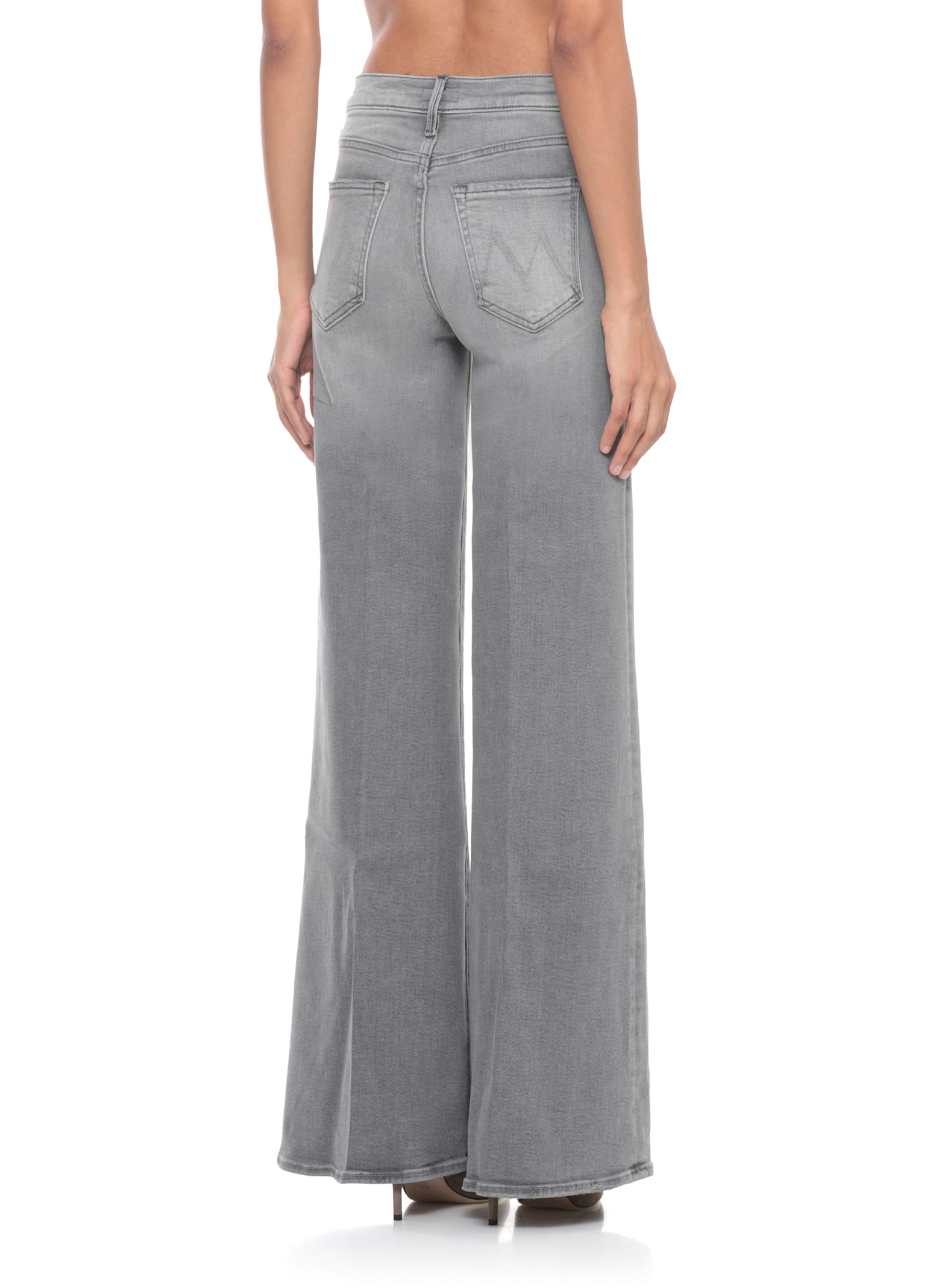 Mother Wide Leg Trousers Five Pocket Style In Multi