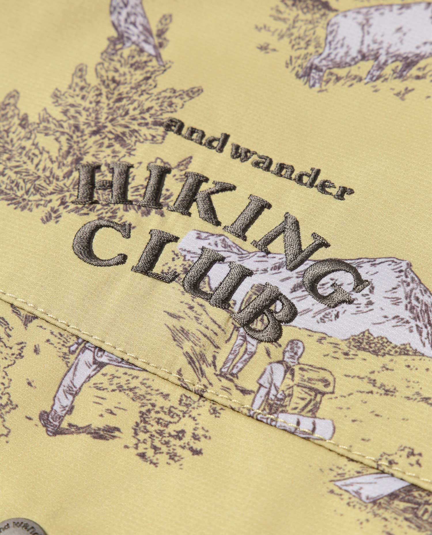 And Wander 193 Hiking Club Tech Shirt In Gray