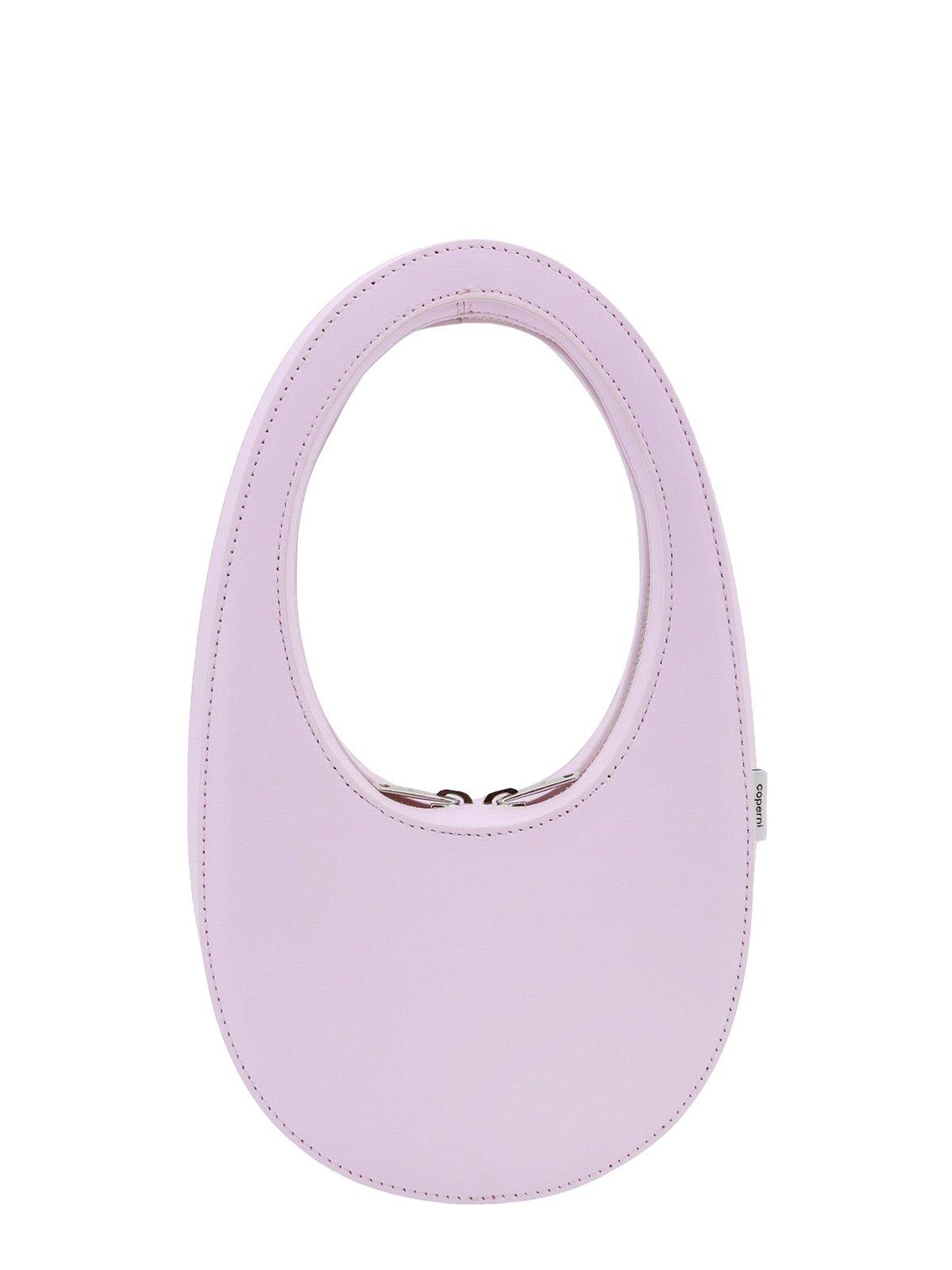 Shop Coperni Swipe Zip-up Mini Top Handle Bag In Pink