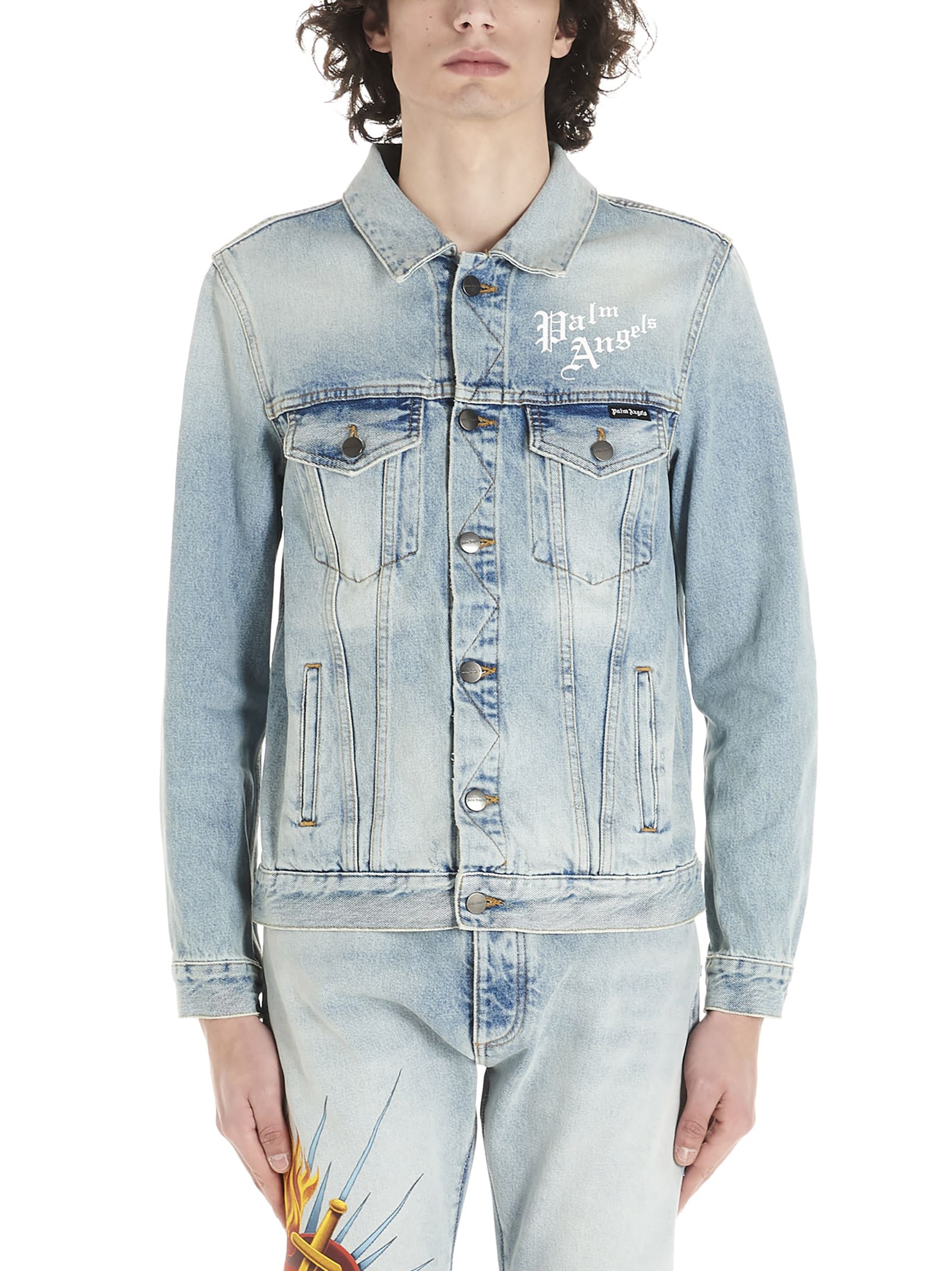 PALM ANGELS SCARED HEART JACKET,11219717