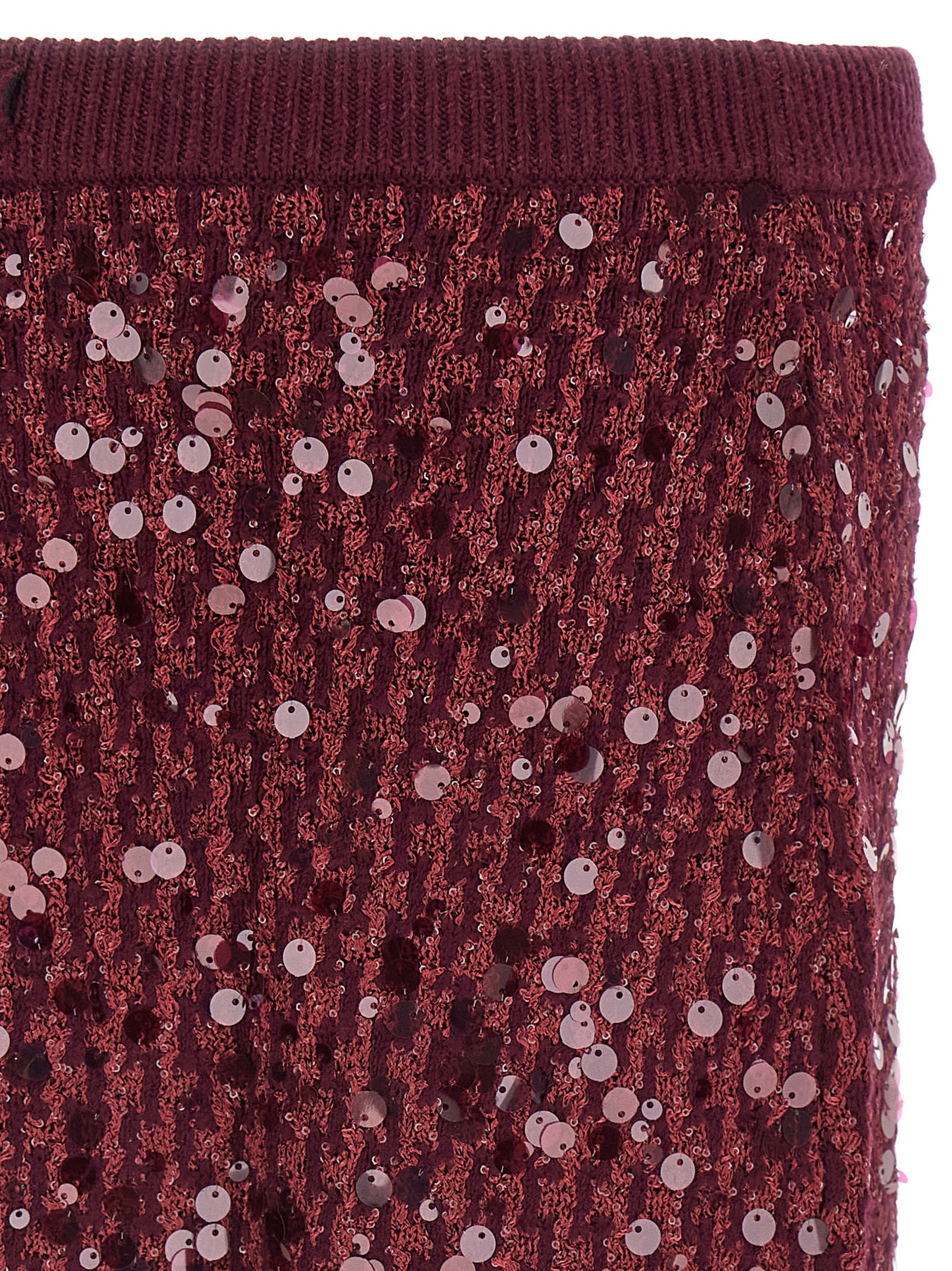 Pinko Gimme Skirts Bordeaux In Burgundy