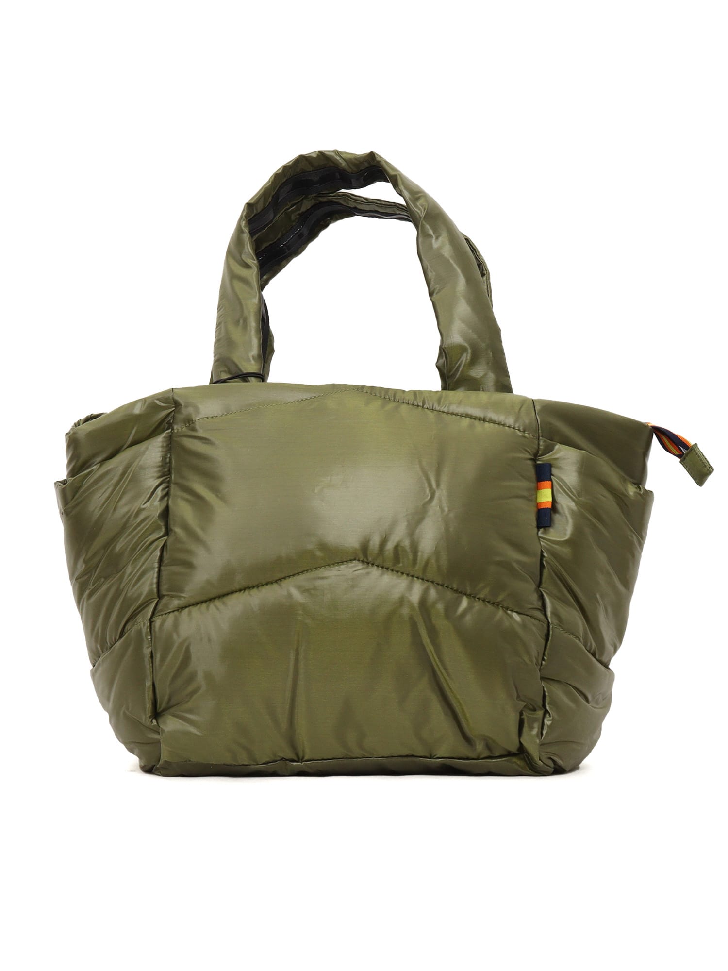 K-way Nin Crystal Chintz Tote Bag In Green
