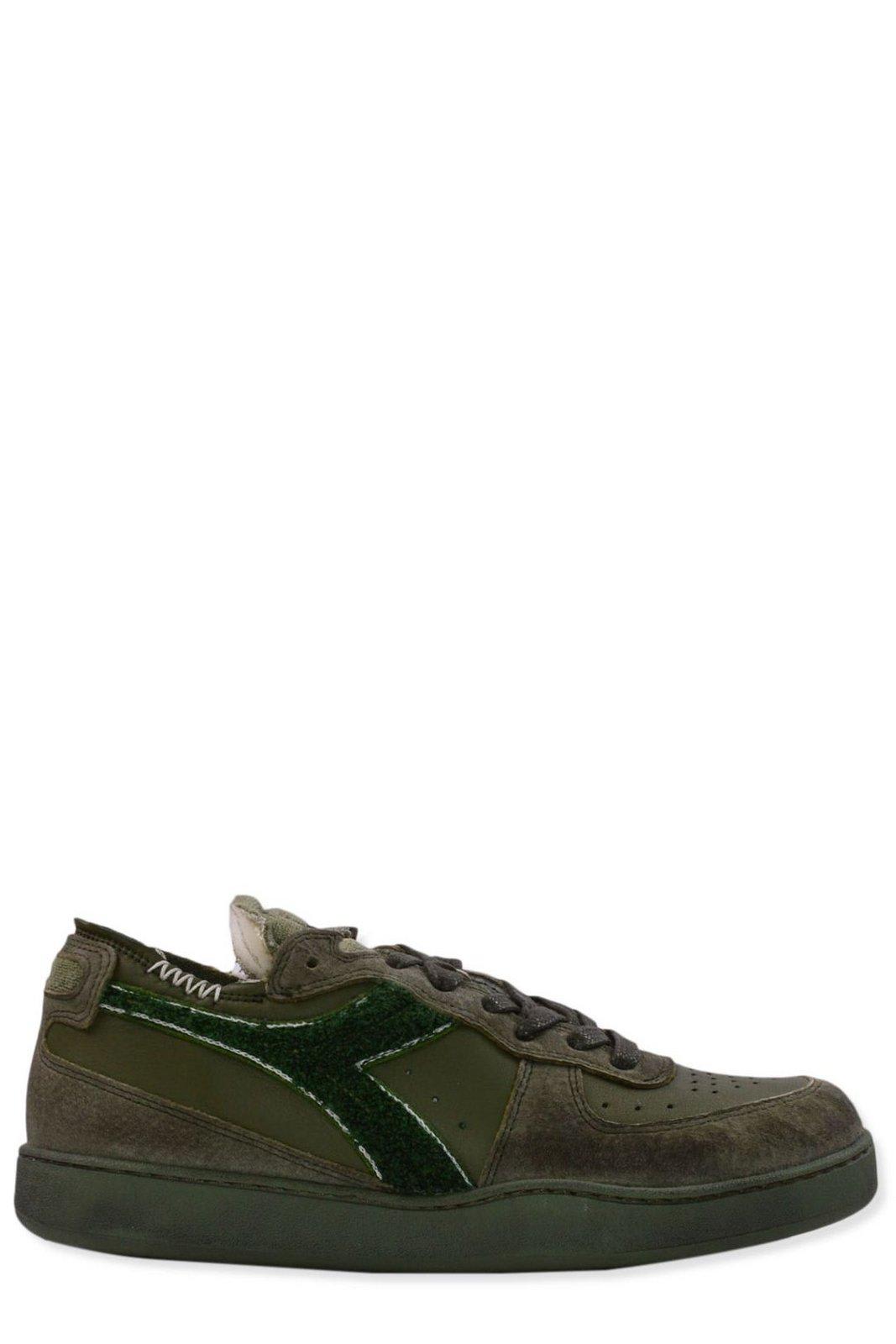 Mi Basket Row Cut Terry Lace-up Sneakers