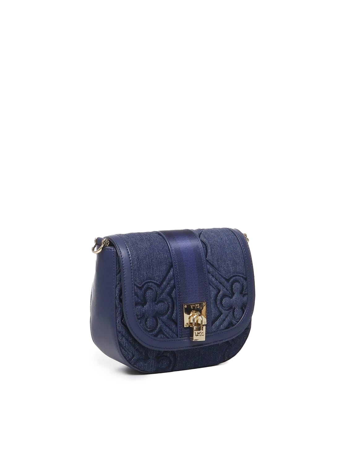 V73 Iris Denim Shoulder Bag In Denim